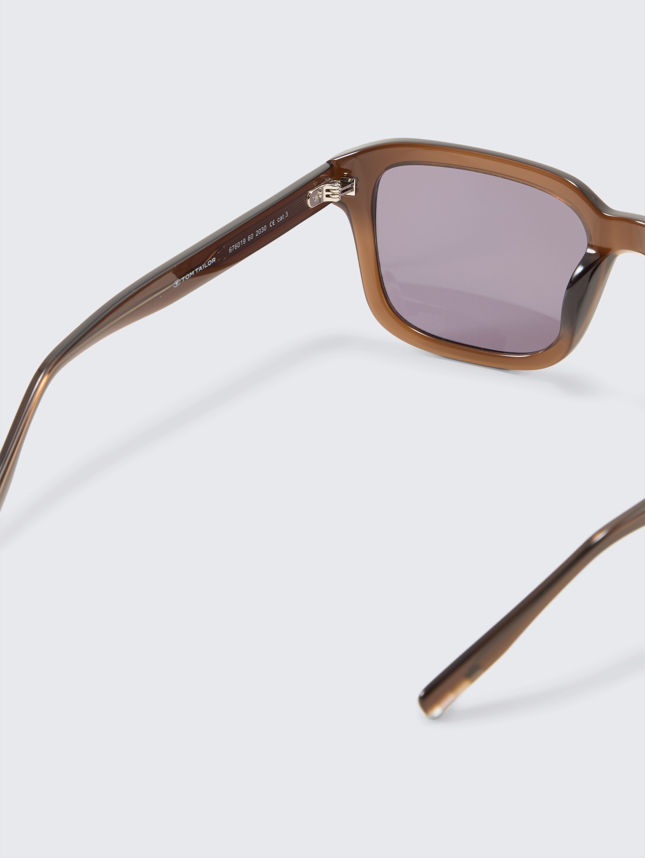Rectangular sunglasses - brown - 