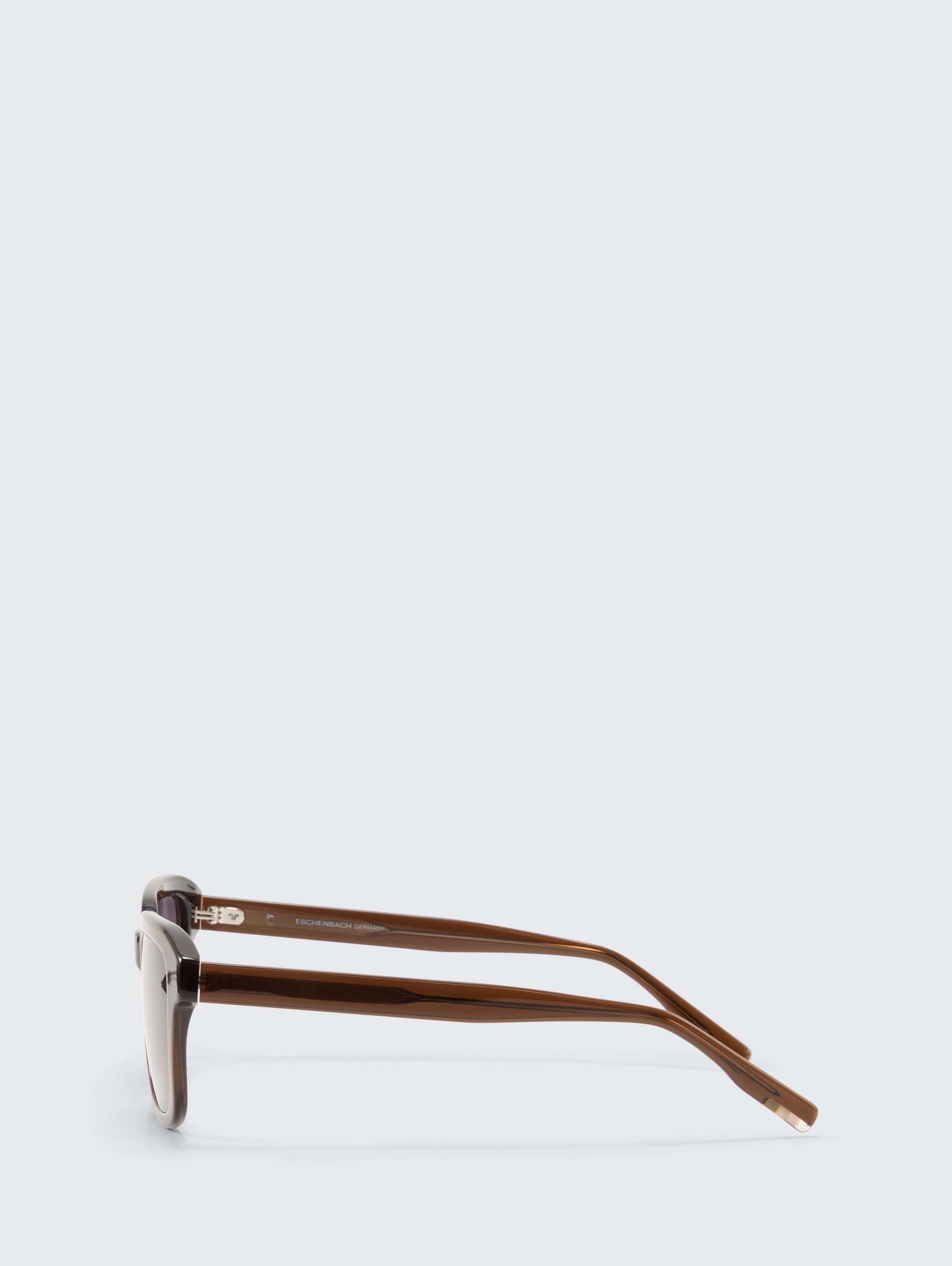 Rechteckige Sonnenbrille - brown - seitliche Produkt-Ansicht