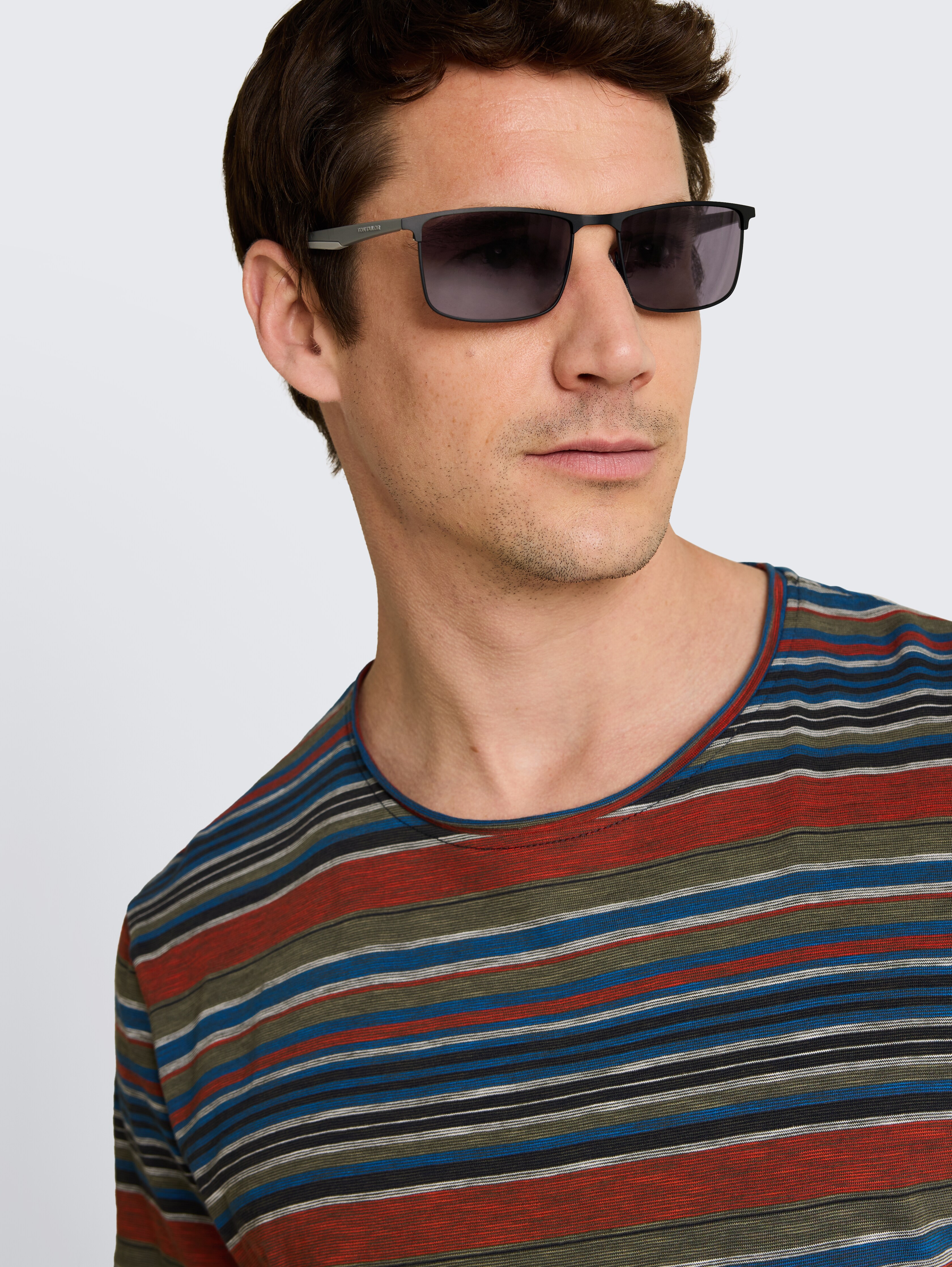 Eckige Sonnenbrille von Men, black