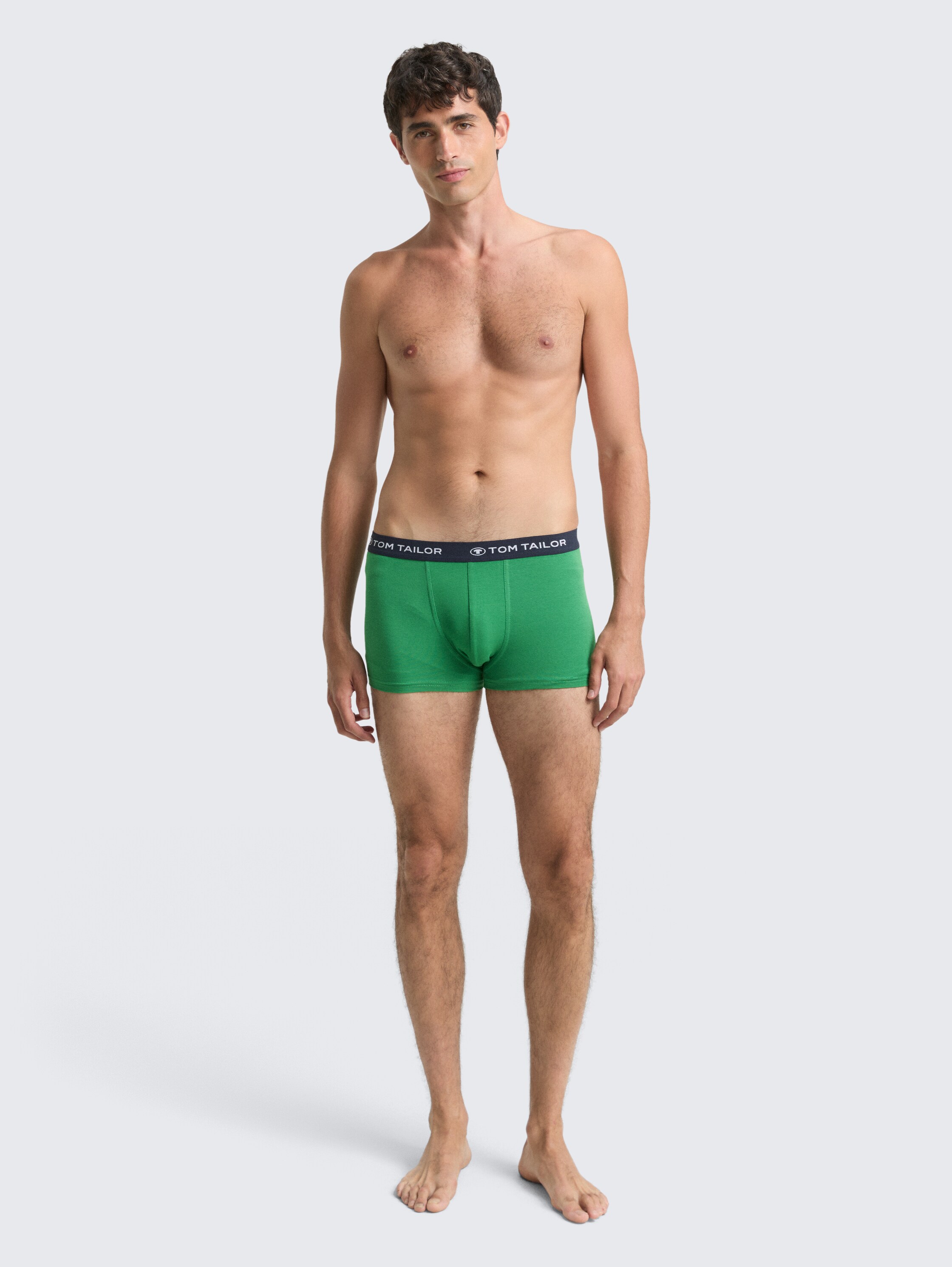 Short boxer shorts in a 3-pack - cardinalnavygreen - 