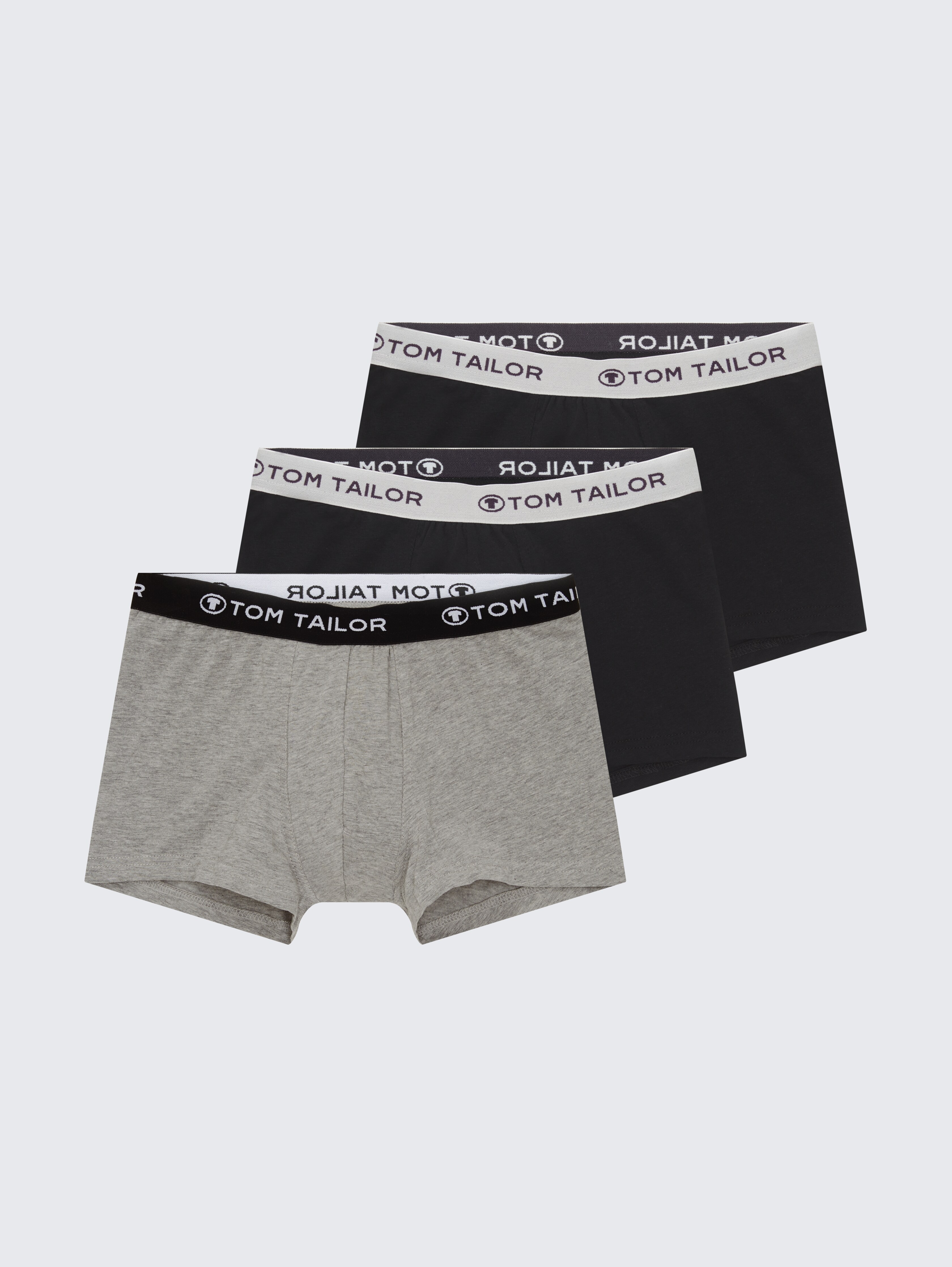 Kurze Boxershorts im 3er-Pack von Men, silver uni