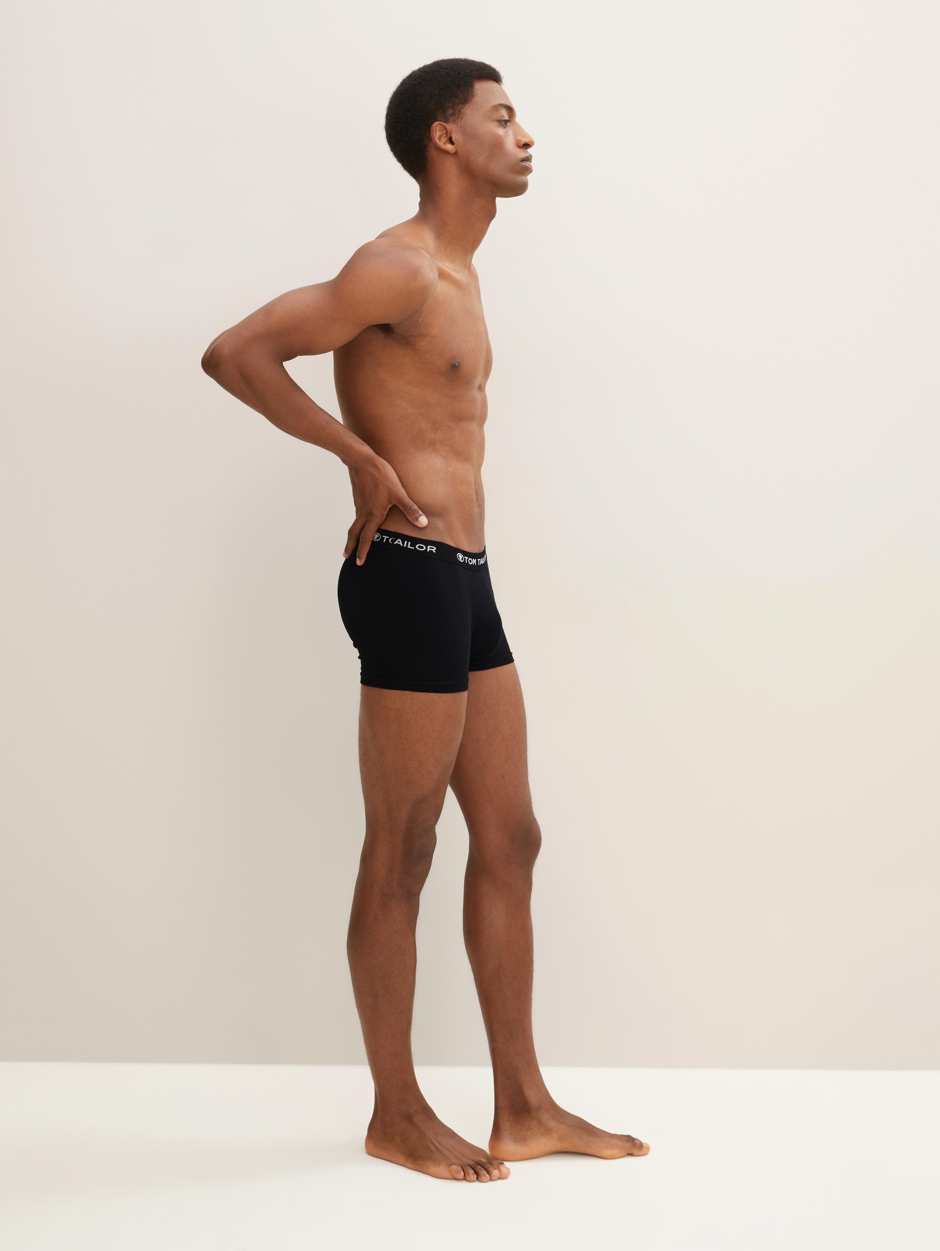 Boxers courts, lot de 3 - black-black-black