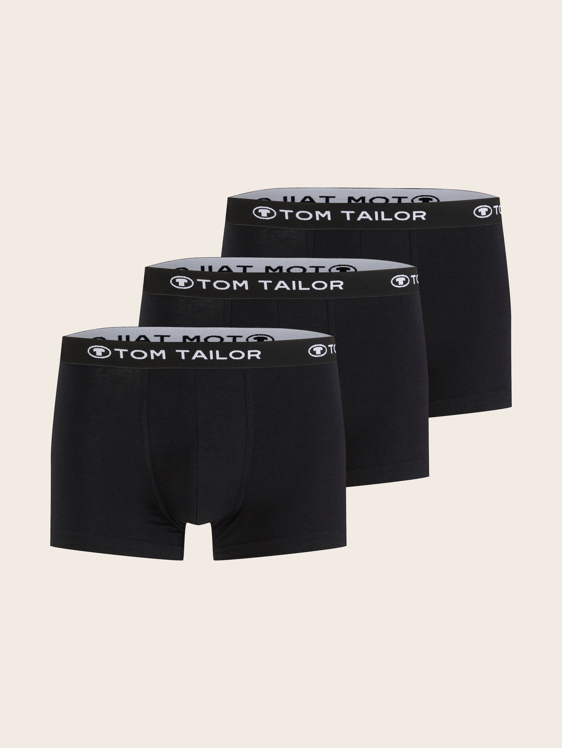 Boxers courts, lot de 3 - black-black-black - Vue de face du produit