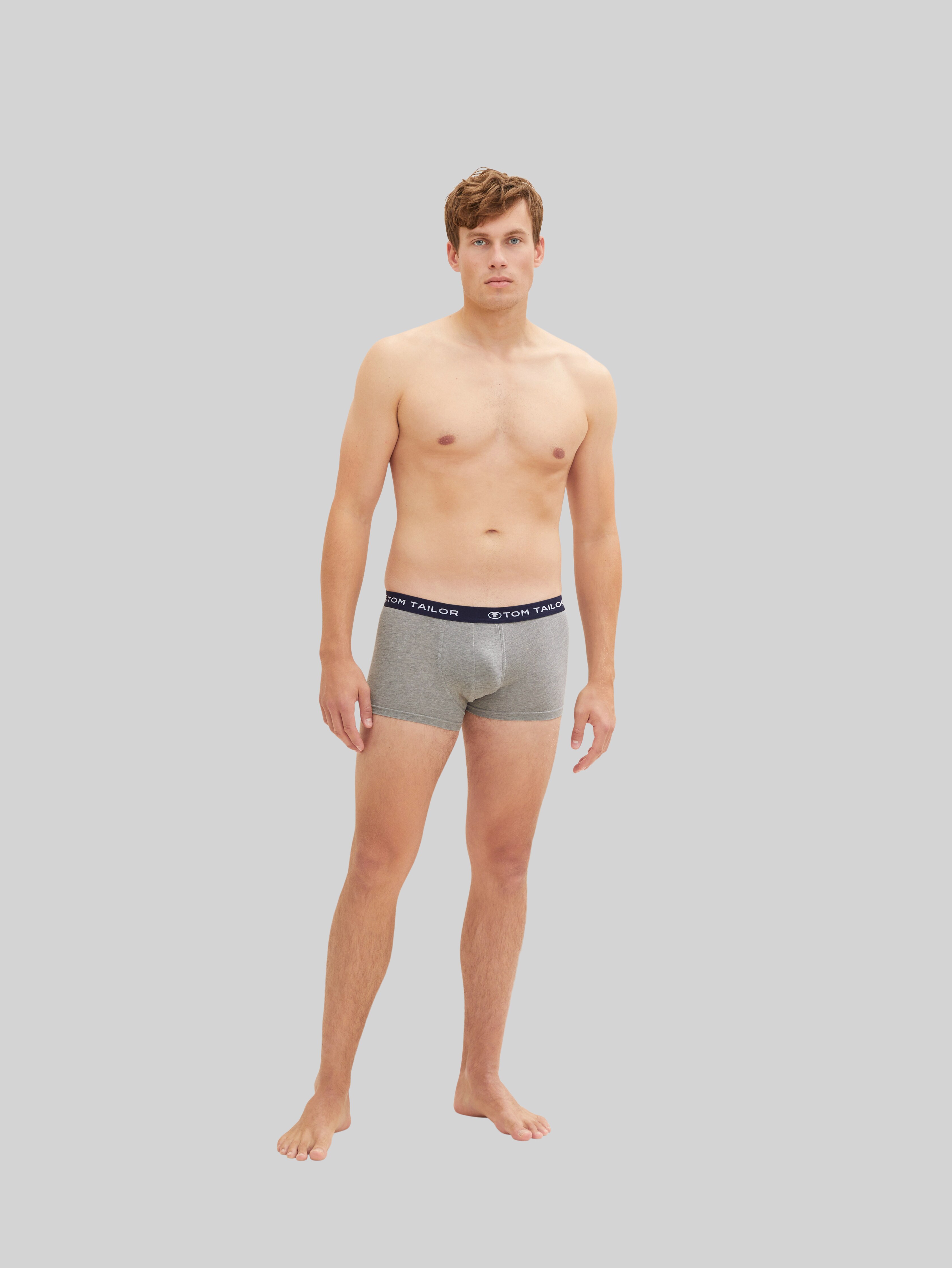 Short boxer shorts in a 3-pack in red by Tom Tailor