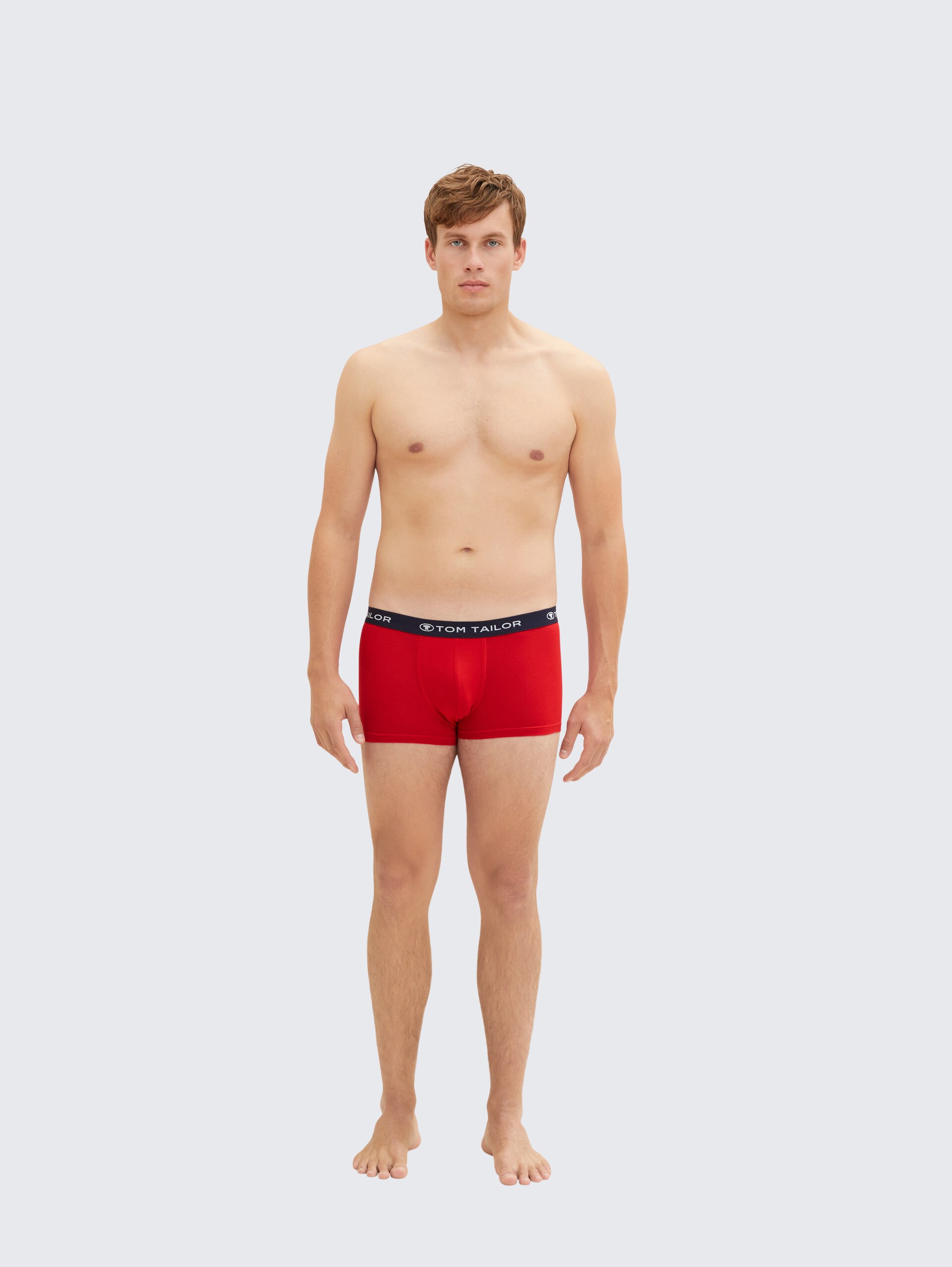 Kurze Boxershorts im 3er-Pack - red-medium-solid