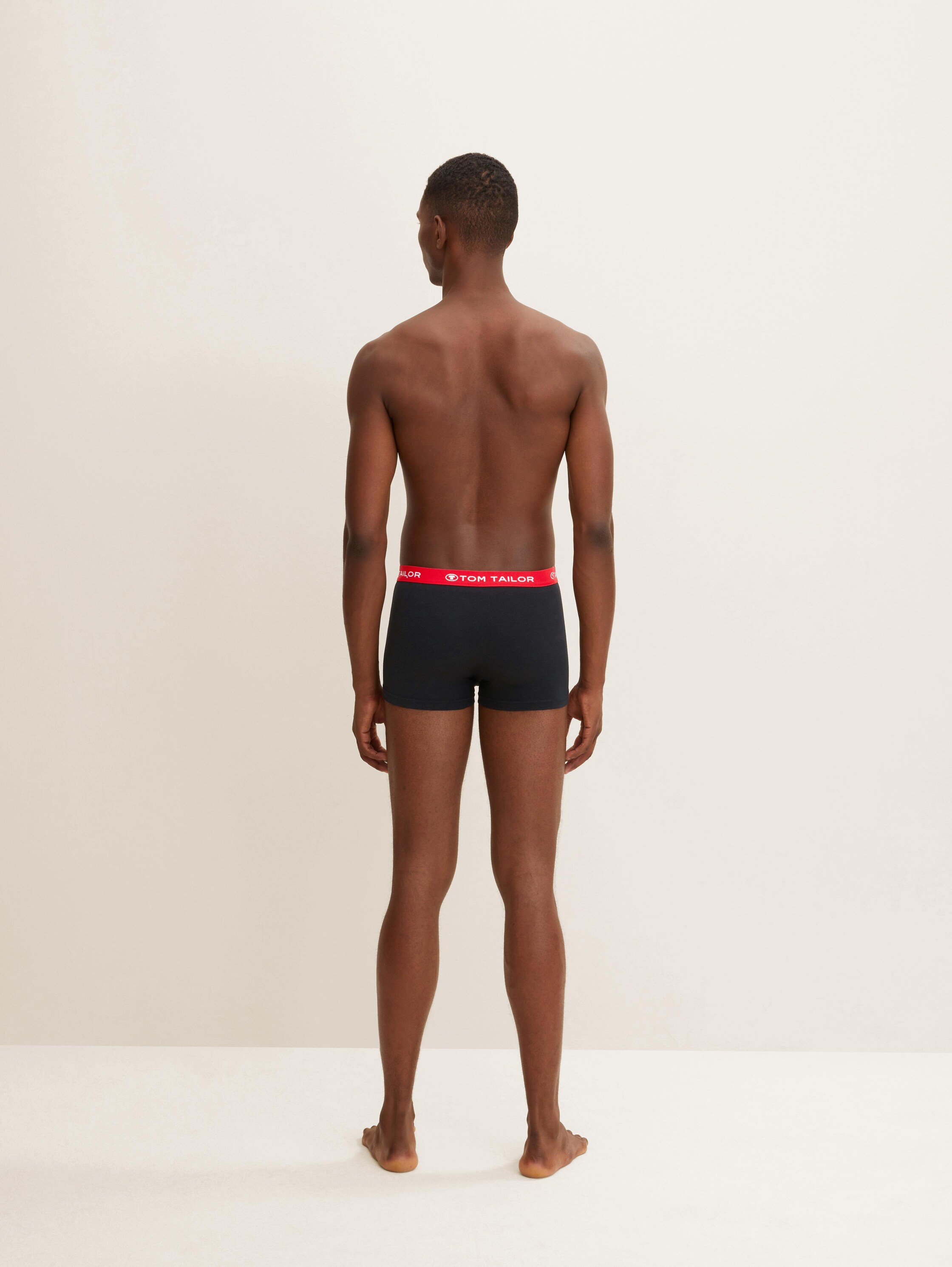 Korte boxershorts in een 3-pack - blackdarksolid - 