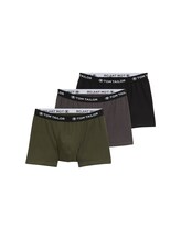 Ausgewählt, Mittellange Boxershorts im 3er-Pack von Tom Tailor, grün
