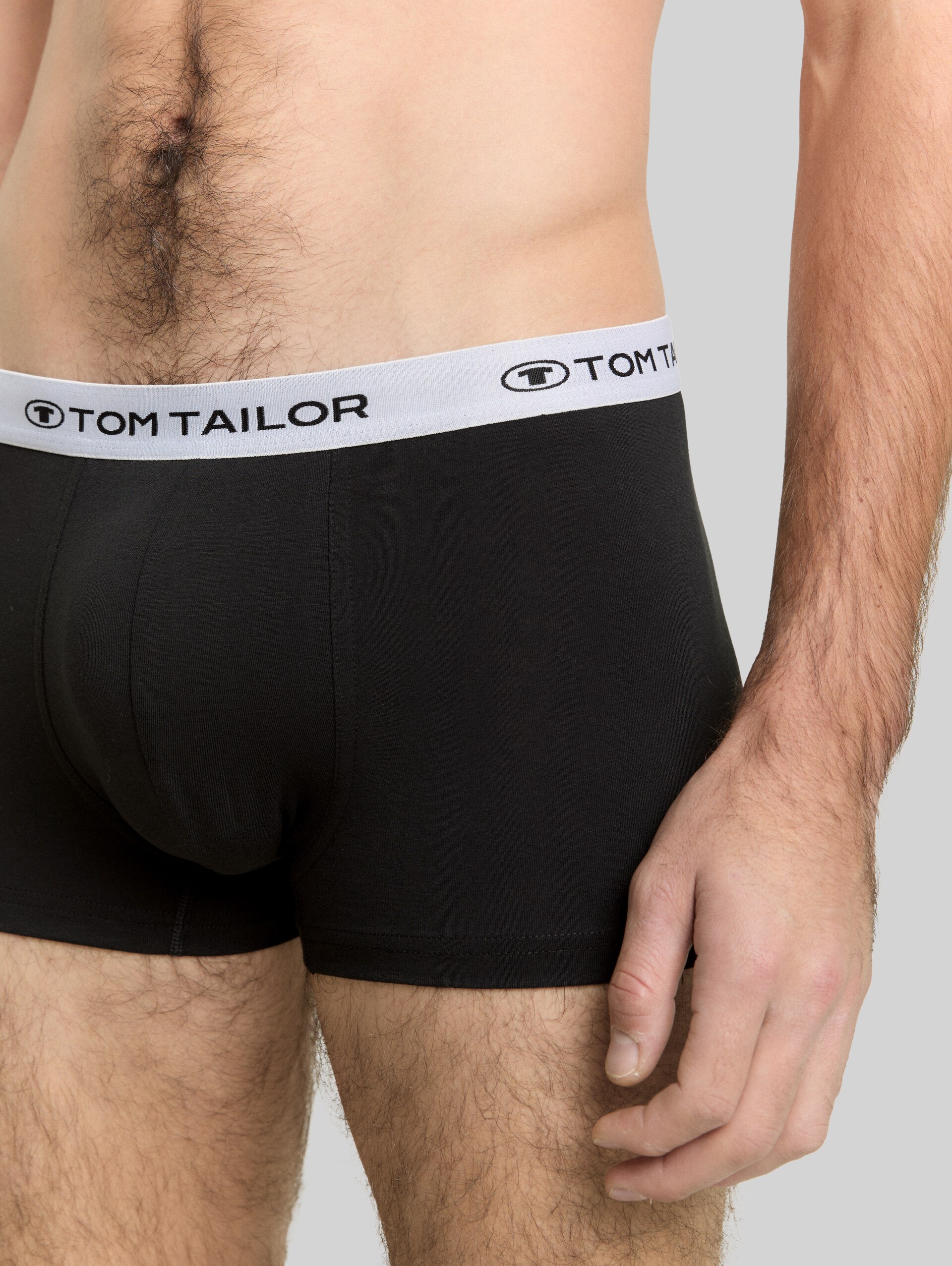 Boxer shorts, 3-pack - red-dark-solid - Detail model view