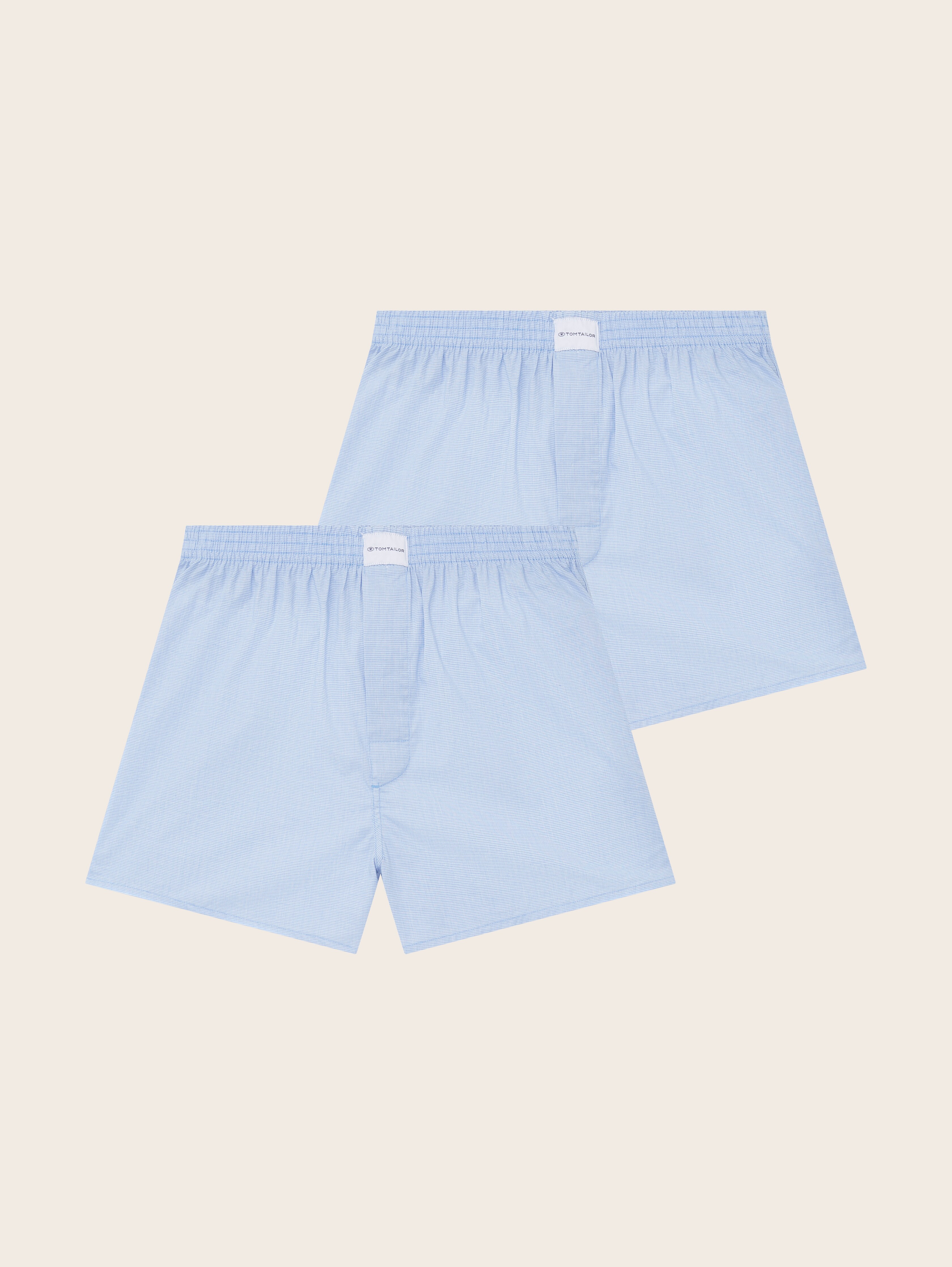 Boxershorts aus Baumwolle im 2er-Pack von Men, blue-light-check