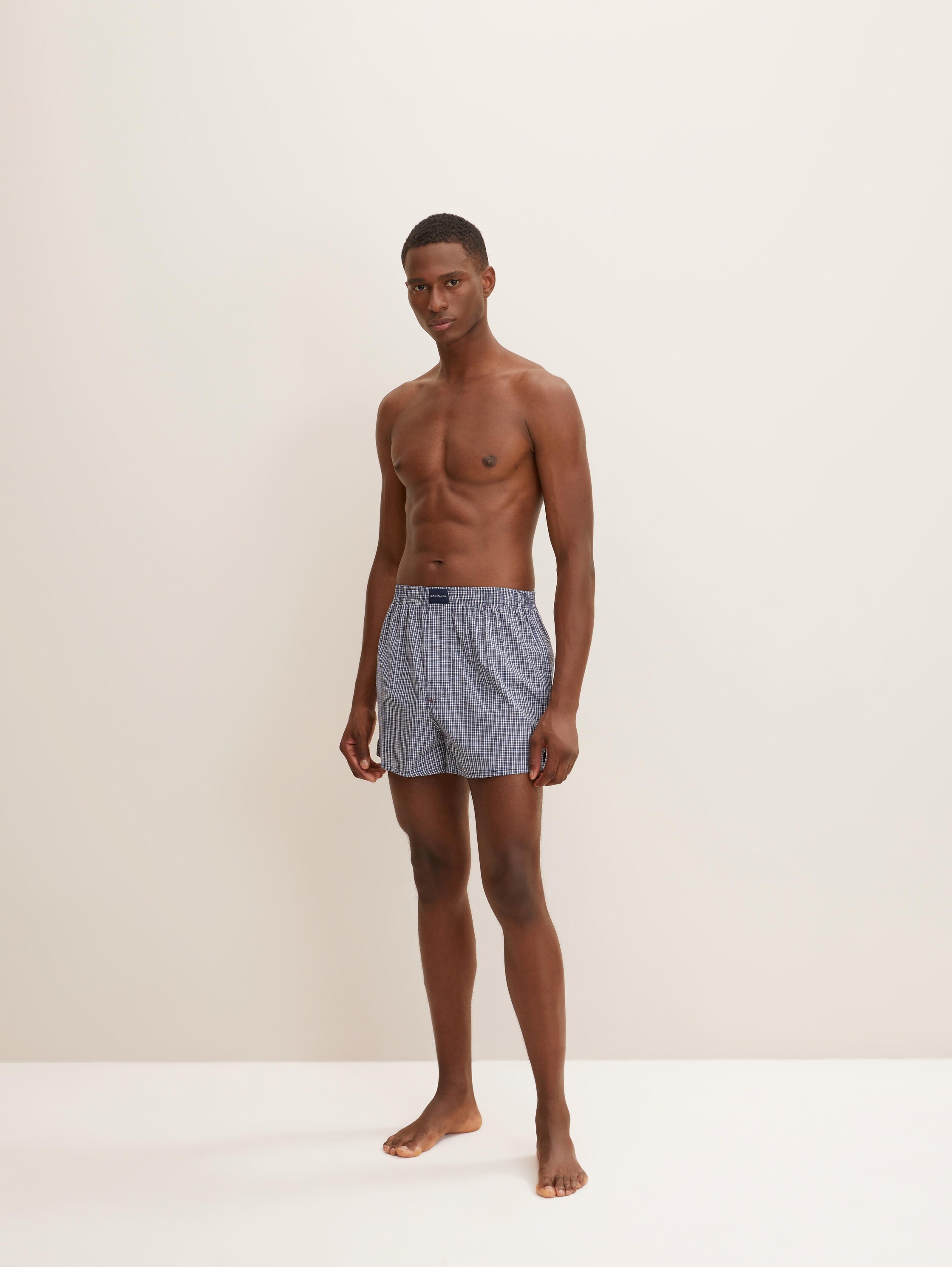 Medium-length cotton boxer shorts in a 2-pack - 6