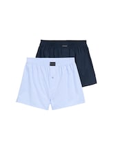 Ausgewählt, Boxershorts aus Baumwolle im 2er-Pack von Tom Tailor, blau