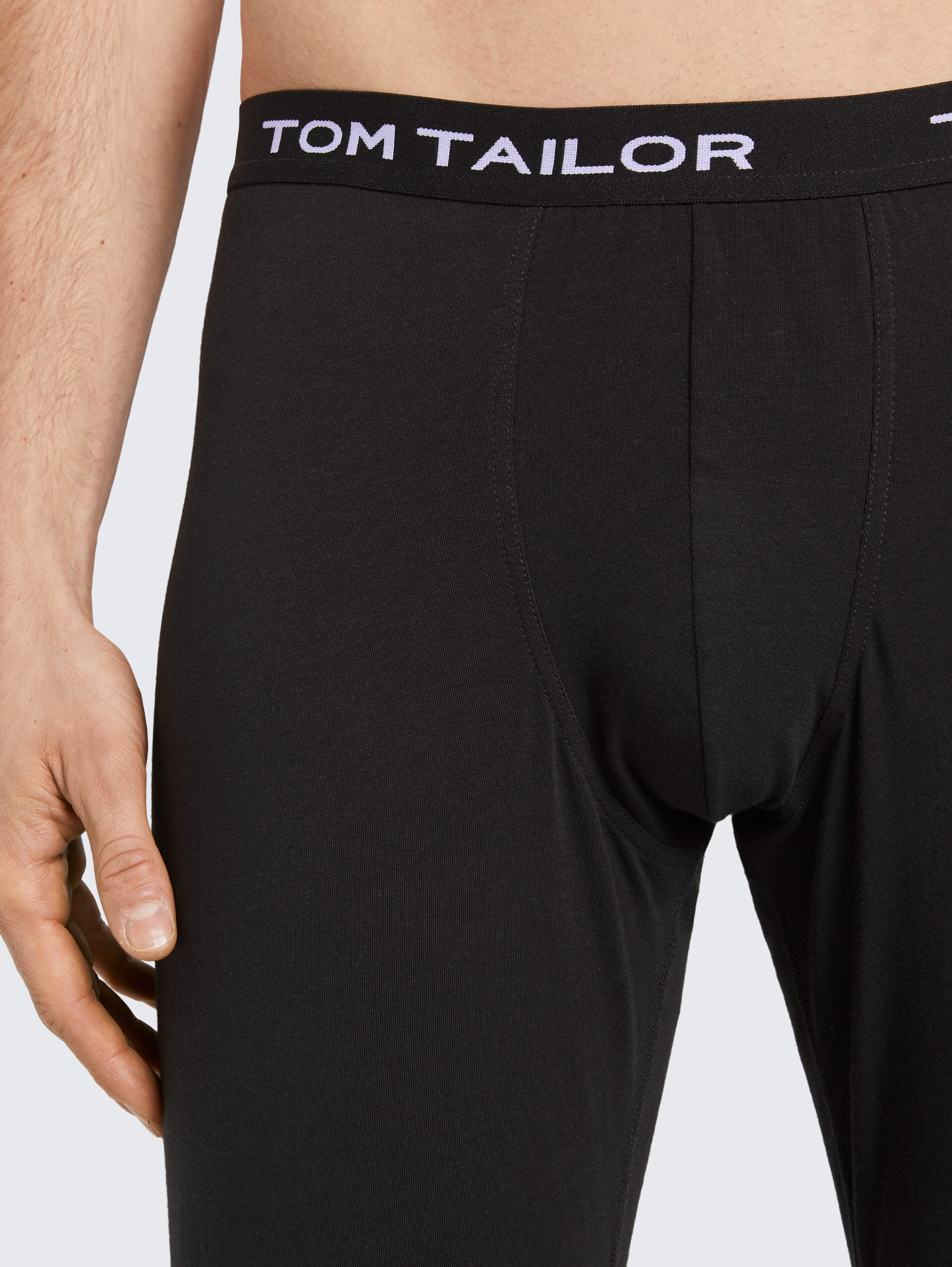 Long Pants - black uni - Detail-Model-Ansicht