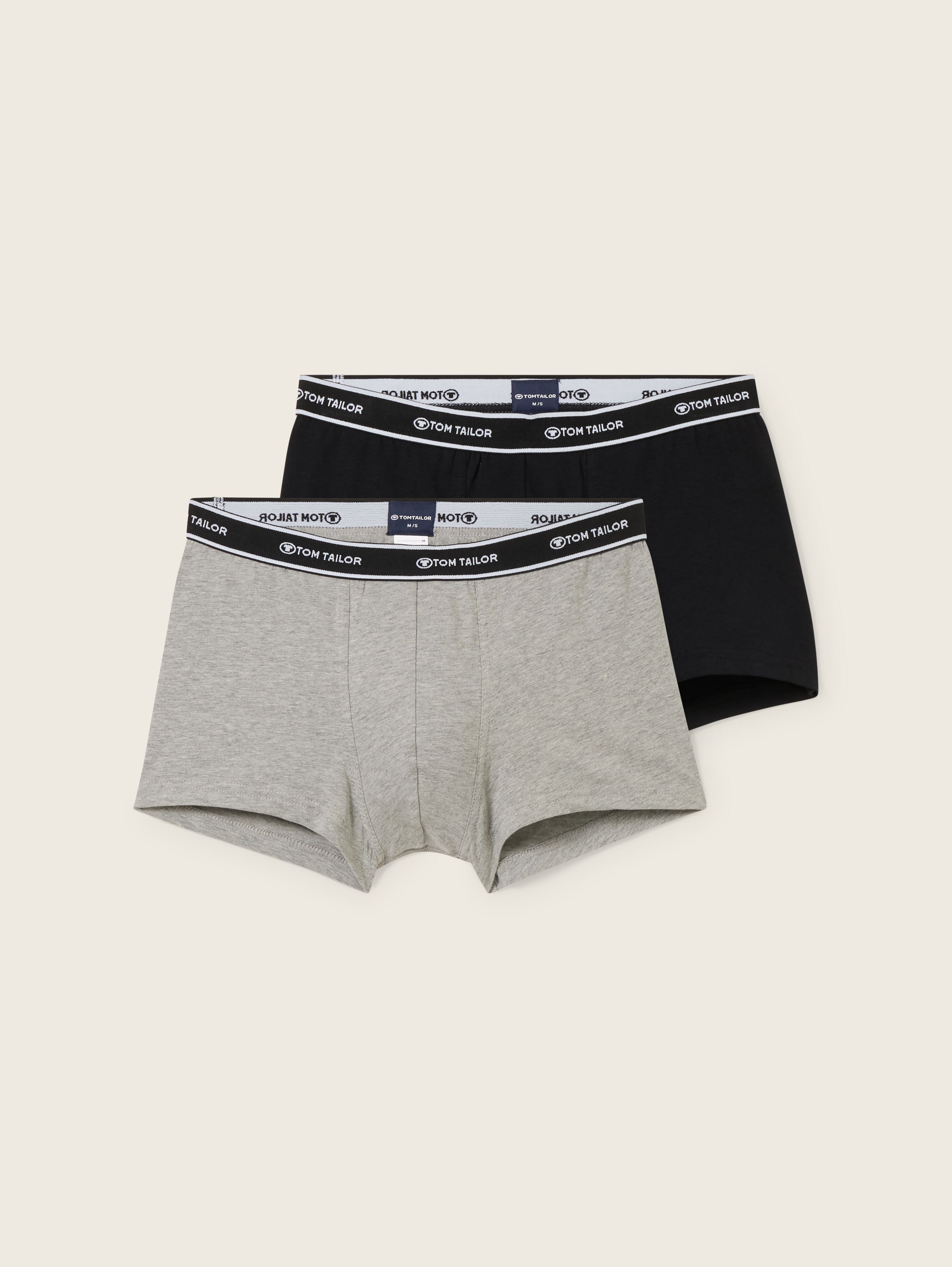 Kurze Boxershorts im 2er-Pack von Men, dark grey-melange
