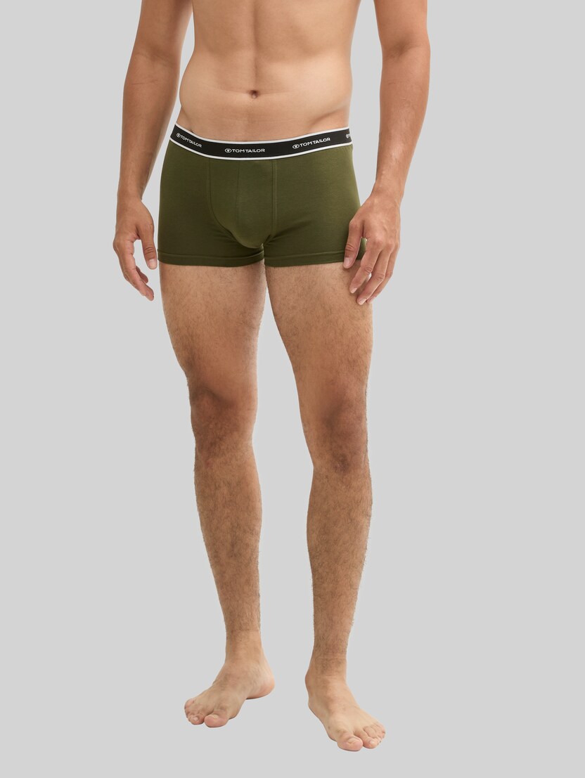 Kurze Boxershorts im 2er-Pack von Men, dark green uni