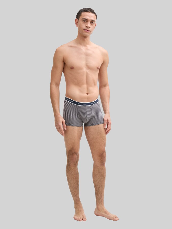 Kurze Boxershorts im 2er-Pack von Men, blue-middle-stripes