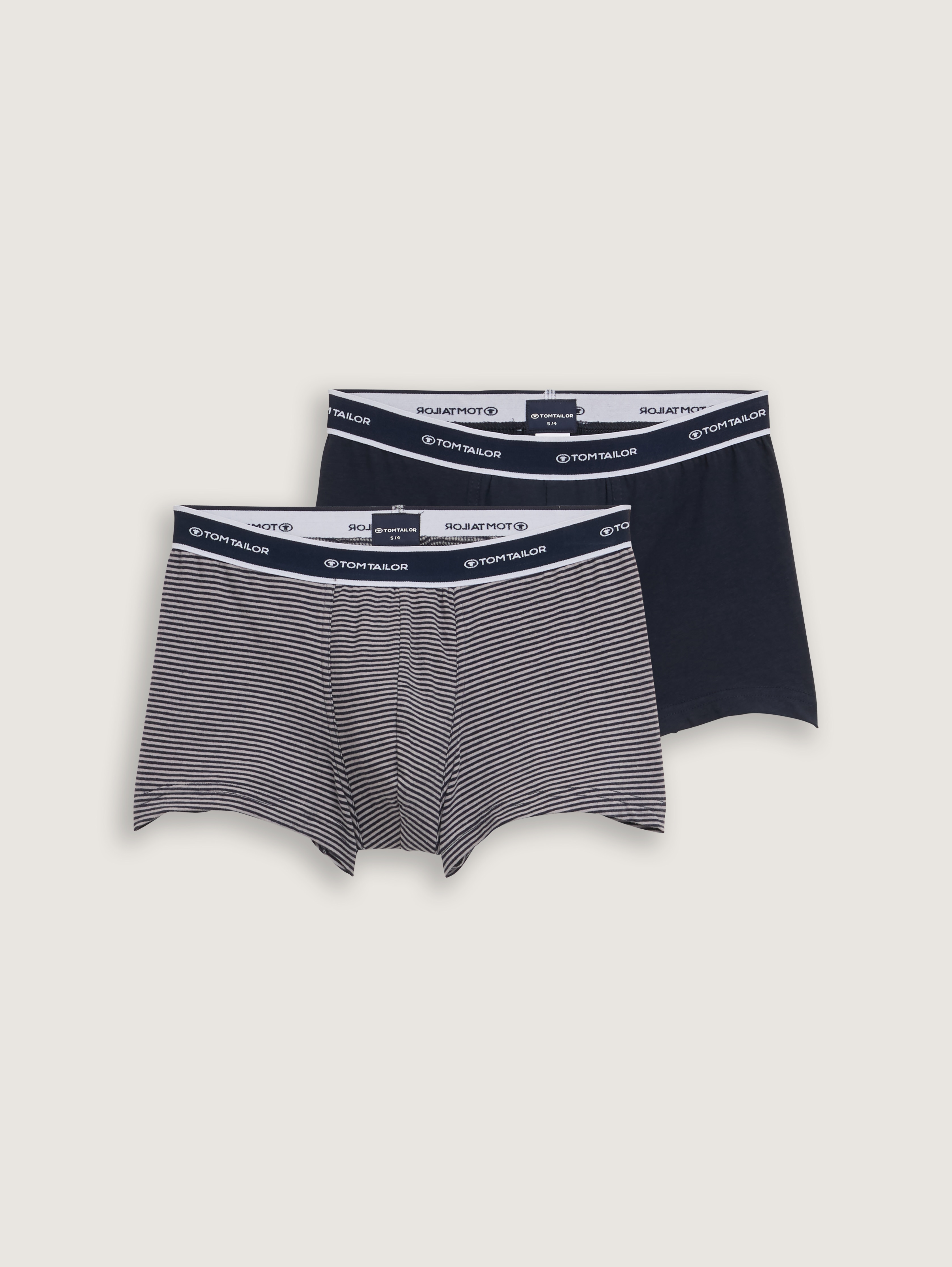 Kurze Boxershorts im 2er-Pack von Men, blue-middle-stripes