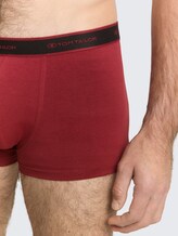 Boxershorts im 2er-Pack - red-dark-solid - Detail-Model-Ansicht