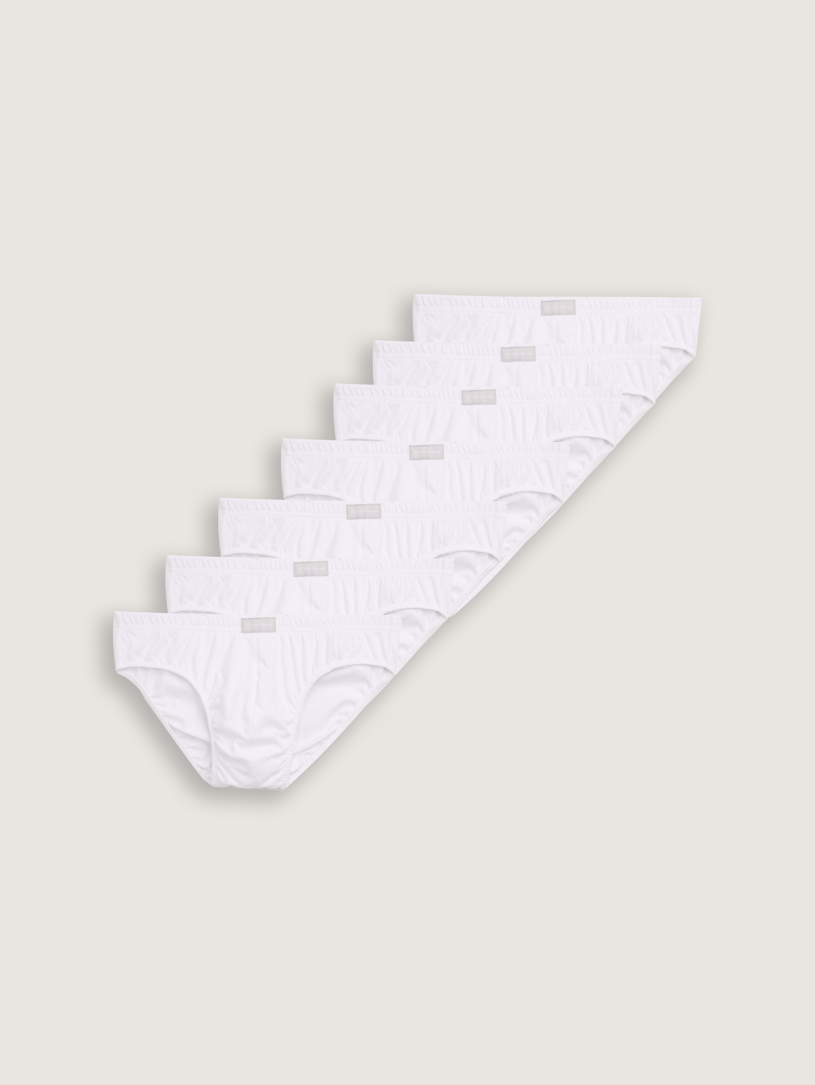 Slips aus Baumwolle im 7er-Pack von Men, white-light-solid