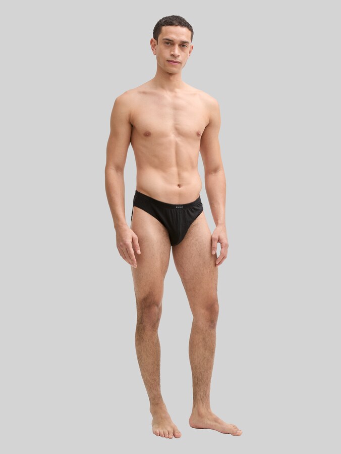 Slips aus Baumwolle im 7er-Pack von Men, black-dark-solid
