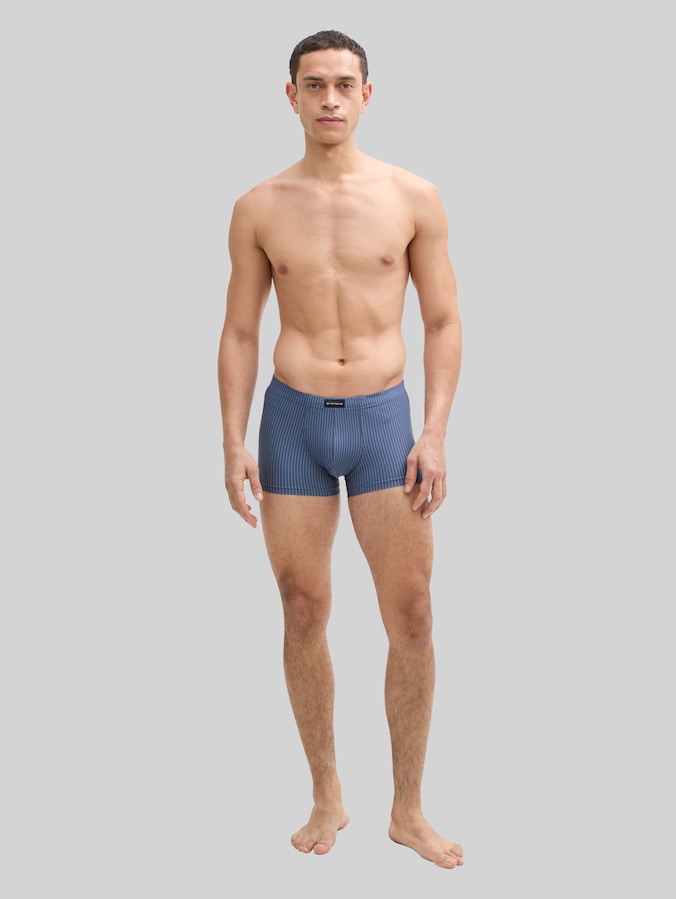 Kurze Boxershorts im 2er-Pack von Men, blue-medium-vertical stripe