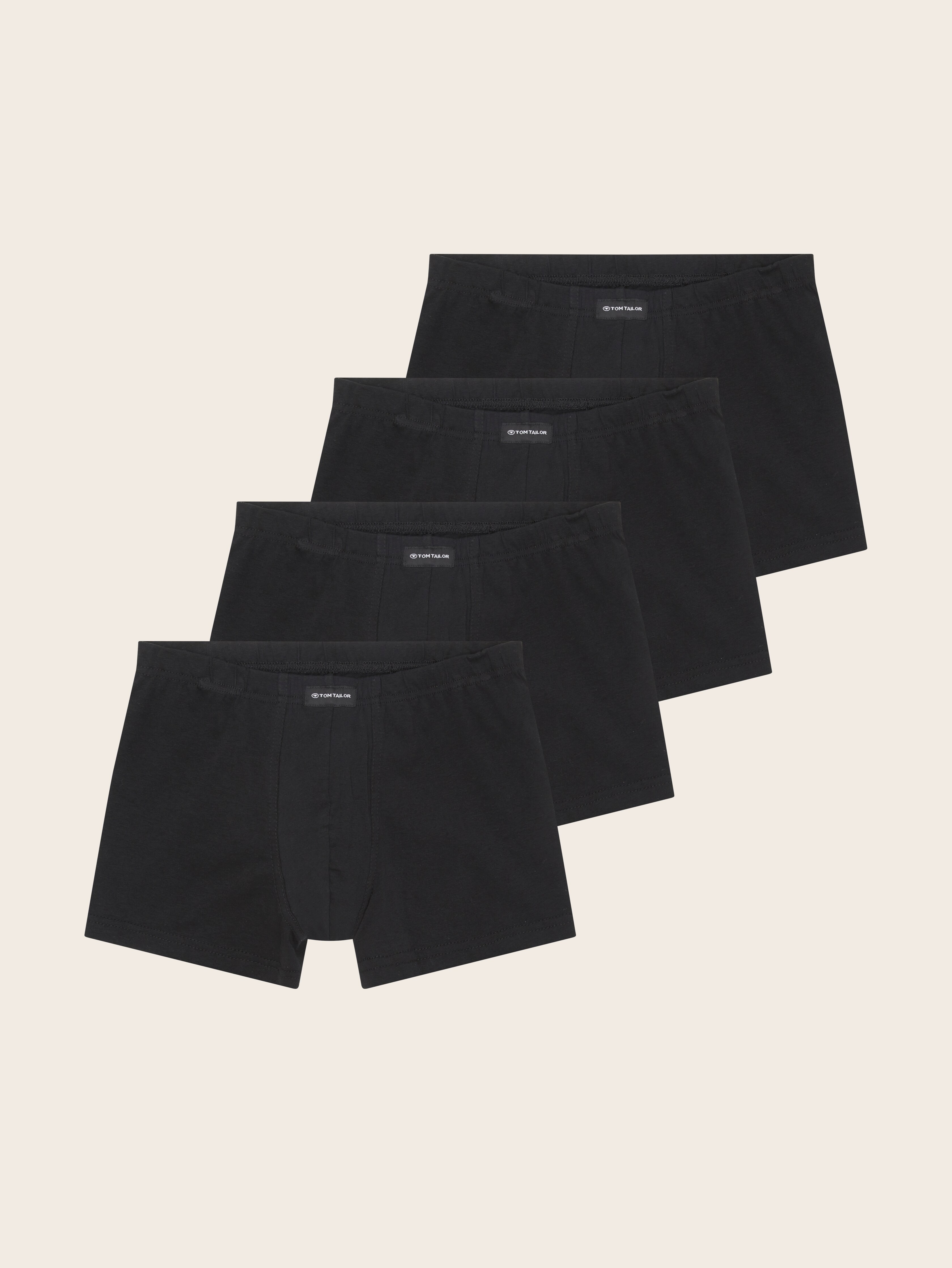 Kurze Boxershorts im 4er-Pack von Men, black-dark-solid