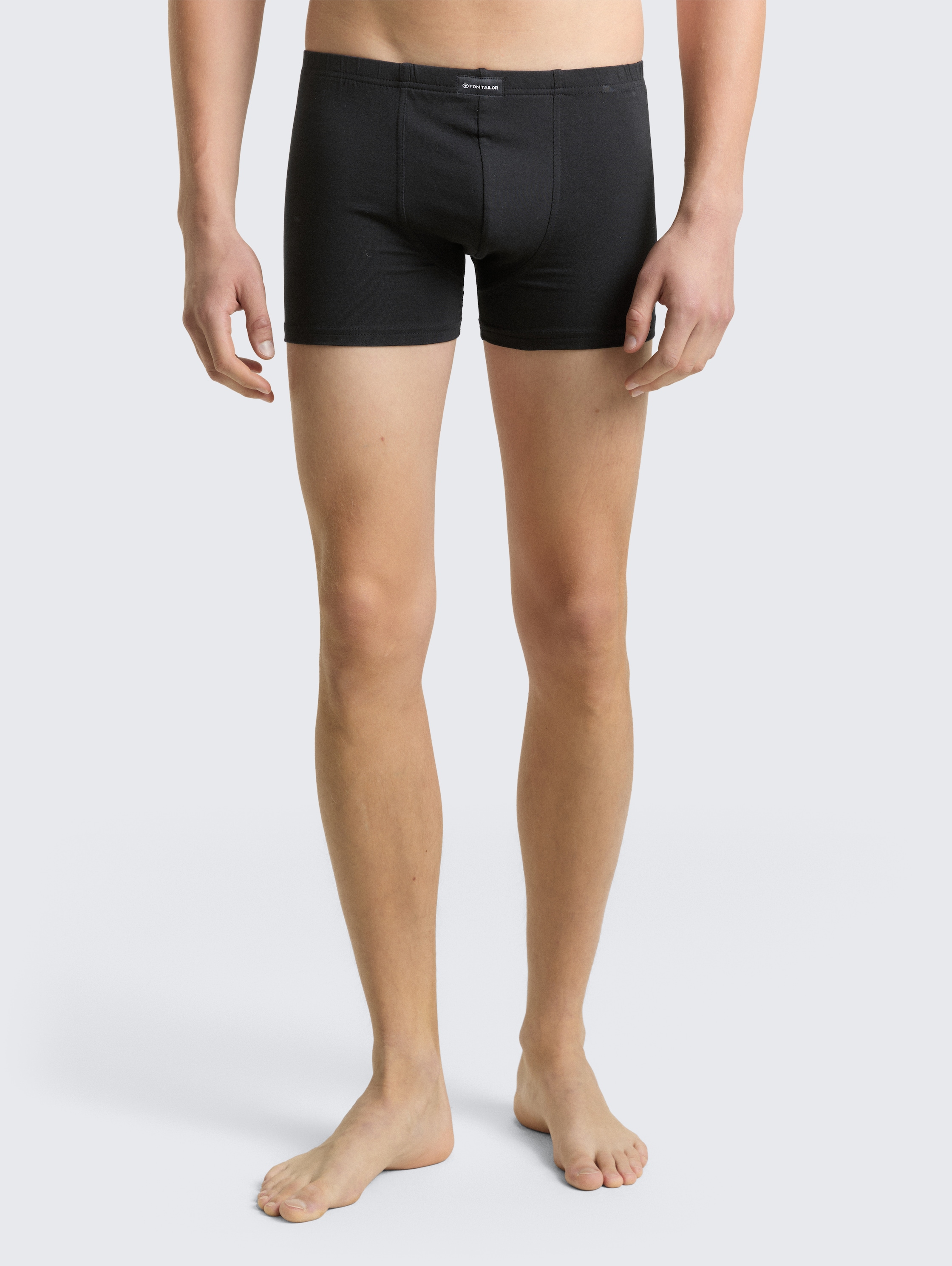 Korte boxershorts in een 4-pack - blackdarksolid -