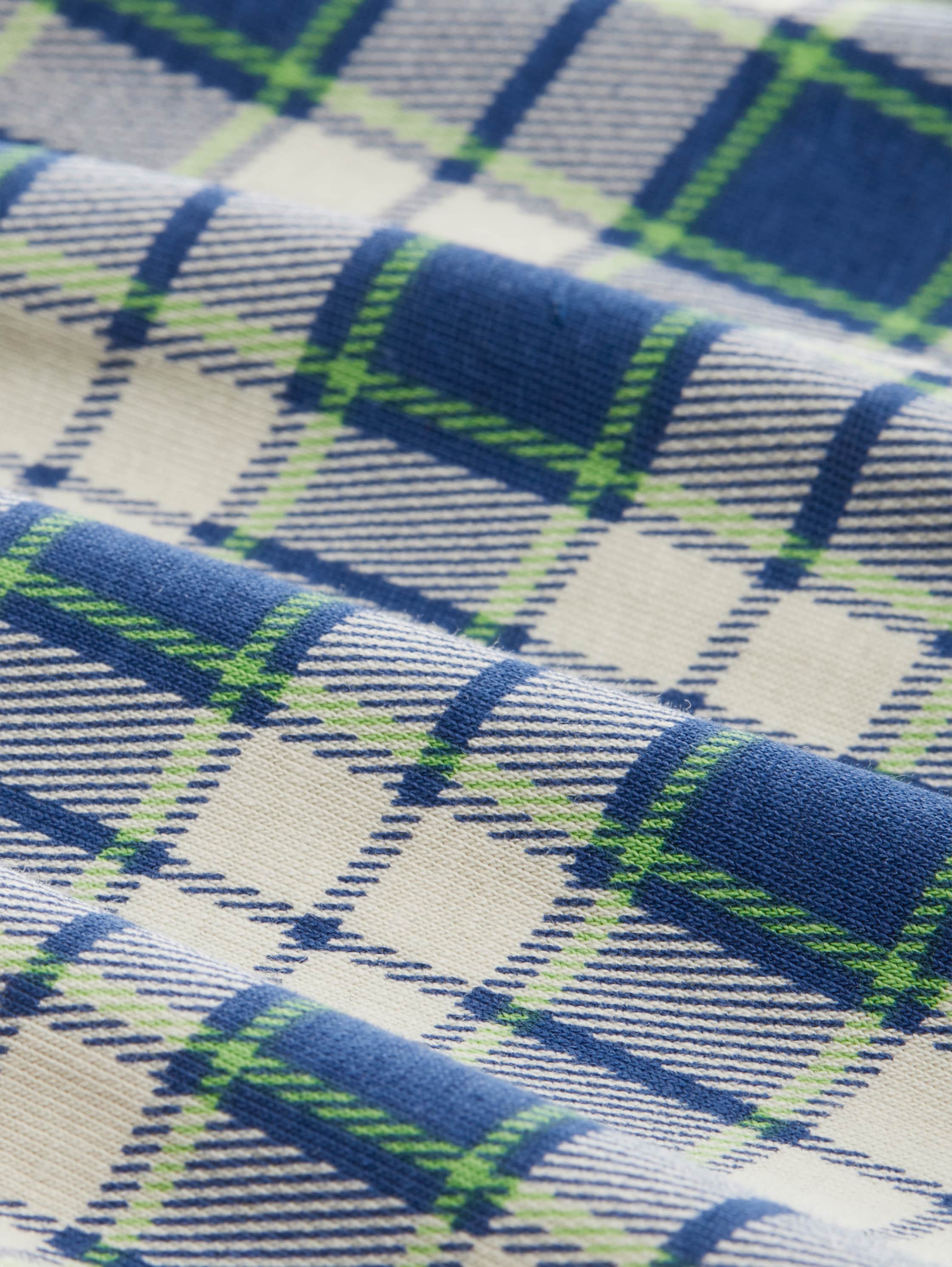 Heupbroek in een drie-pack met geweven tailleband - blue-light allover - Materiaalweergave