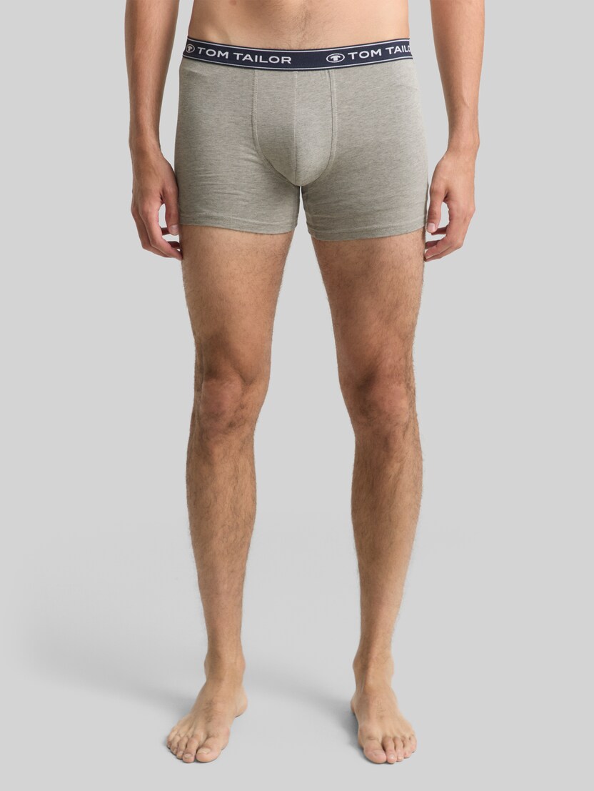 Mittellange Boxershorts im 3er-Pack von Men, navy-melange-white