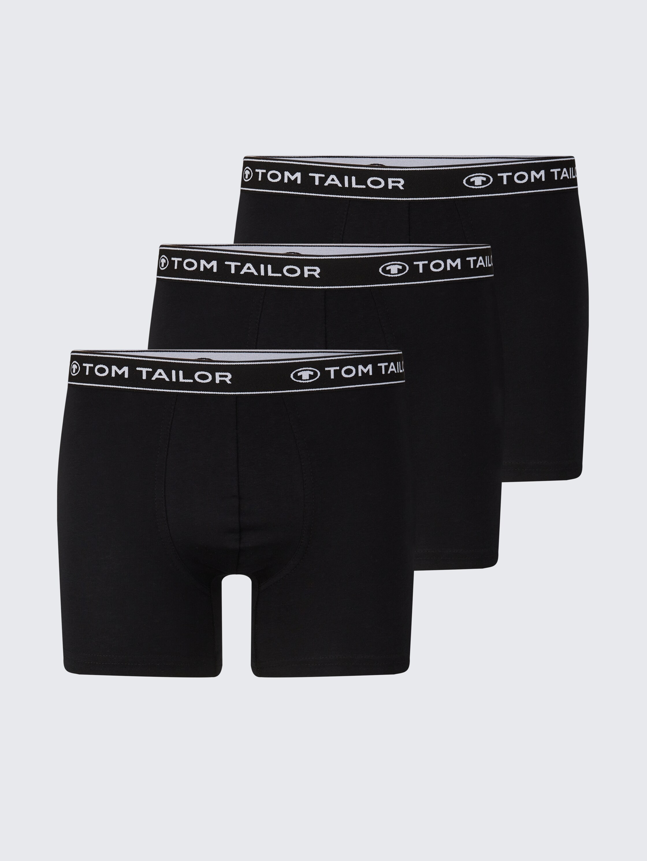Halflange boxershorts in een 3-pack - blackblackblack - 