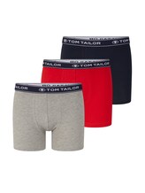 Ausgewählt, Mittellange Boxershorts im 3er-Pack von Tom Tailor, rot