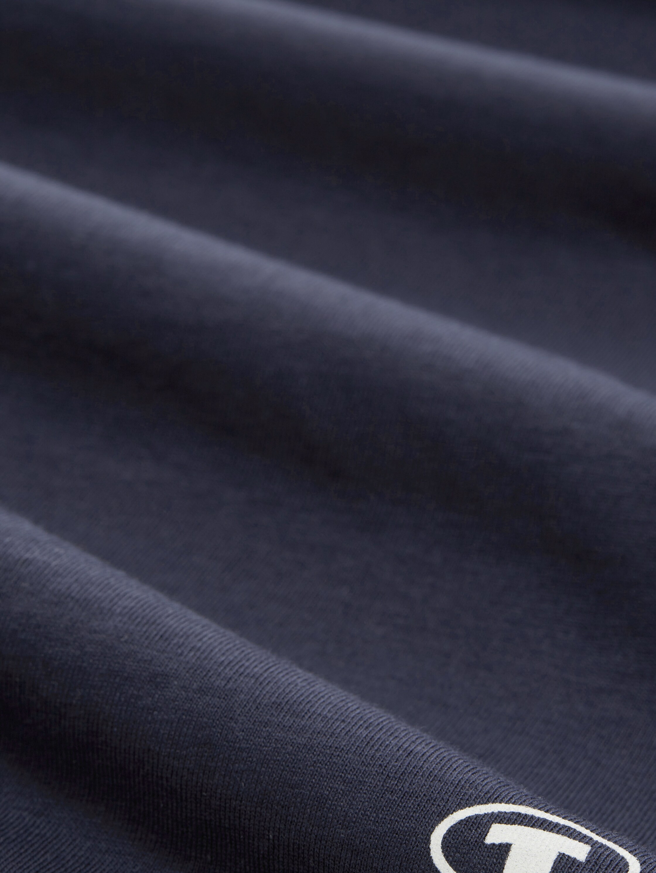Pyjamashirt met lange mouwen van katoen - bluedarksolid - 