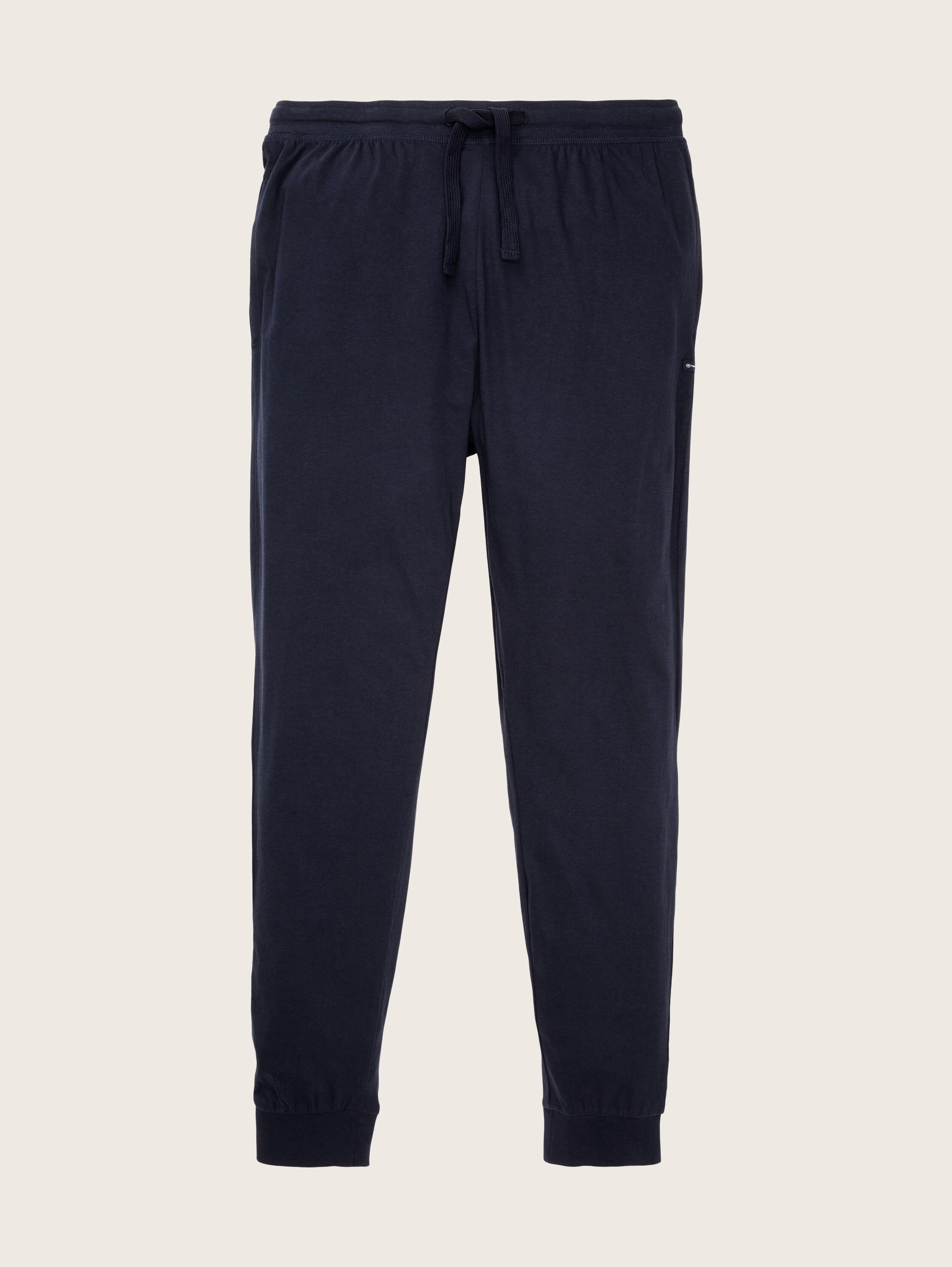 Pyjama-Hose aus Baumwolle - bluedarksolid - 