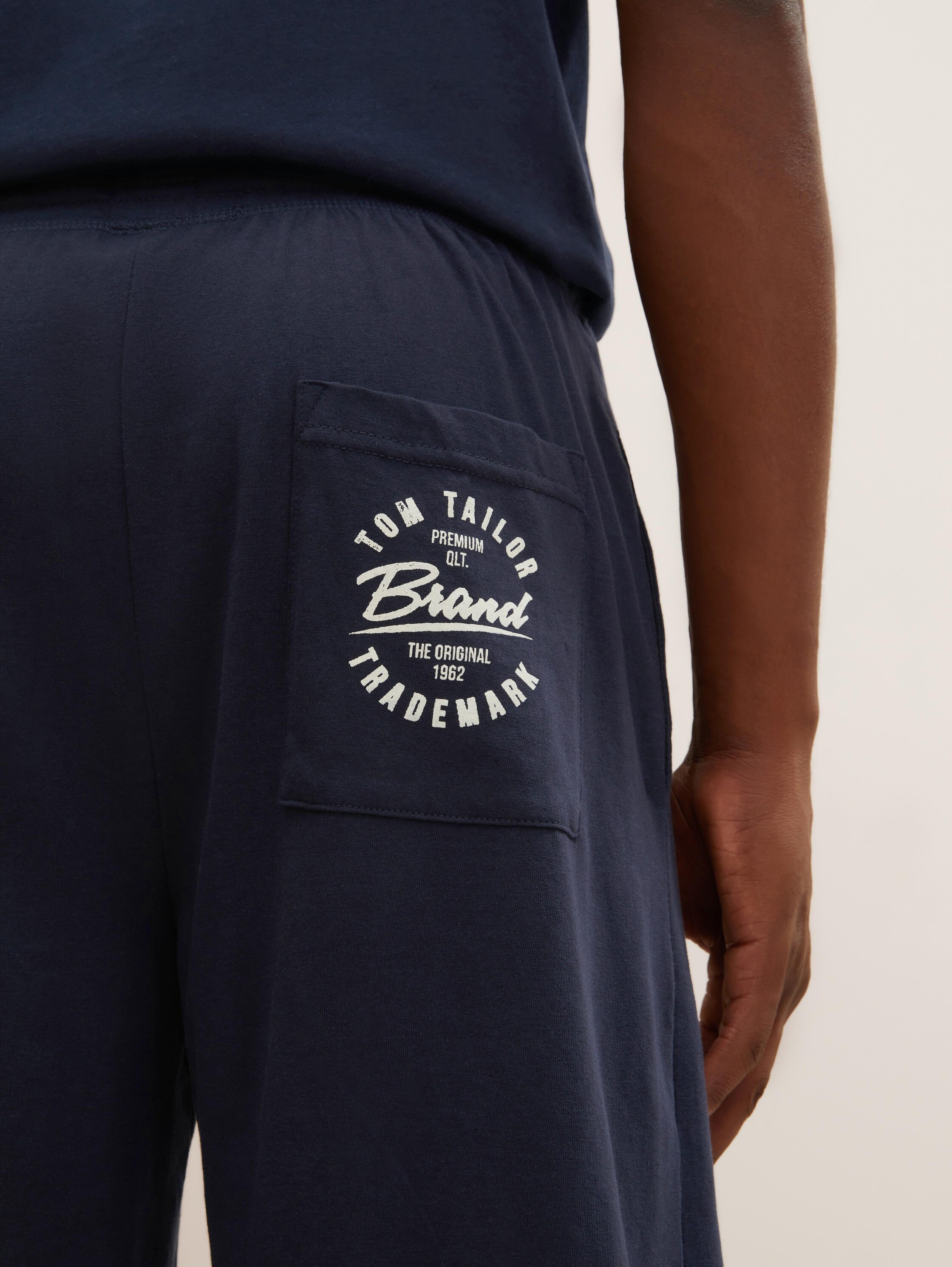 Pyjamashort van jerseymateriaal - bluedarksolid - 