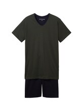 Ausgewählt, Pyjama Shorty von Tom Tailor, grün