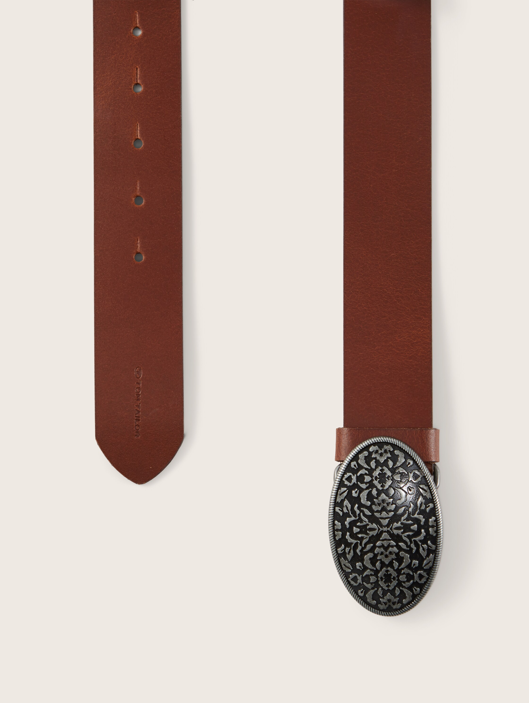 TTTAYLOR leren riem met gesp - light_brown_uni - 