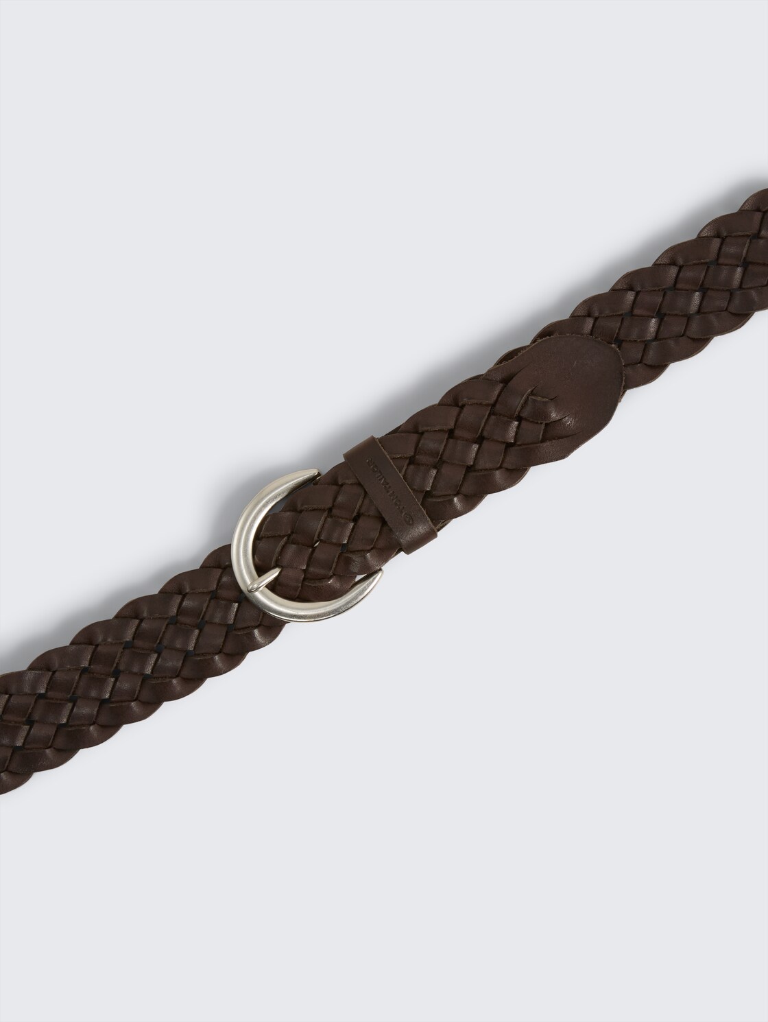 TTLISA Flechtgürtel aus Leder - brown uni - Produkt-Ansicht von oben 