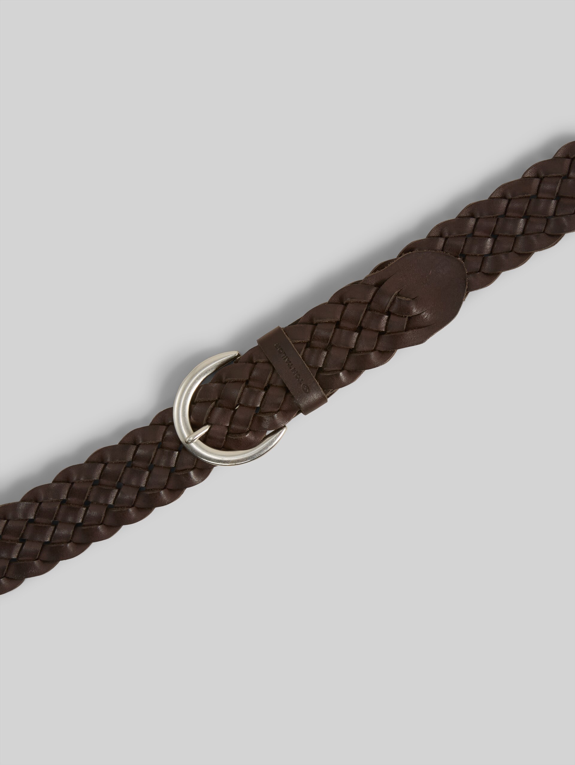 TTLISA braided leather belt - brown uni - Product view from top 
