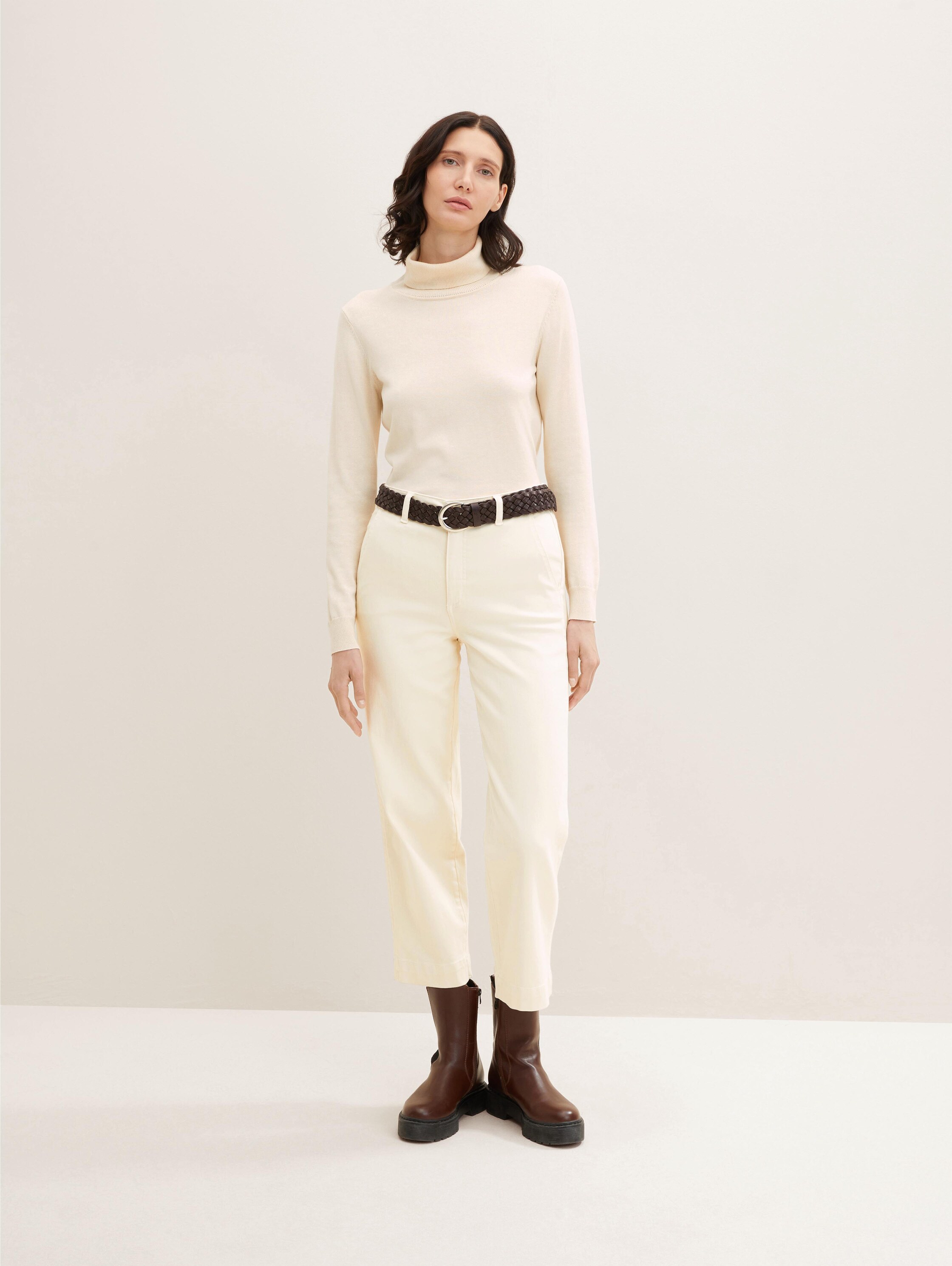 TTLISA gevlochten leren riem - brown_uni - 