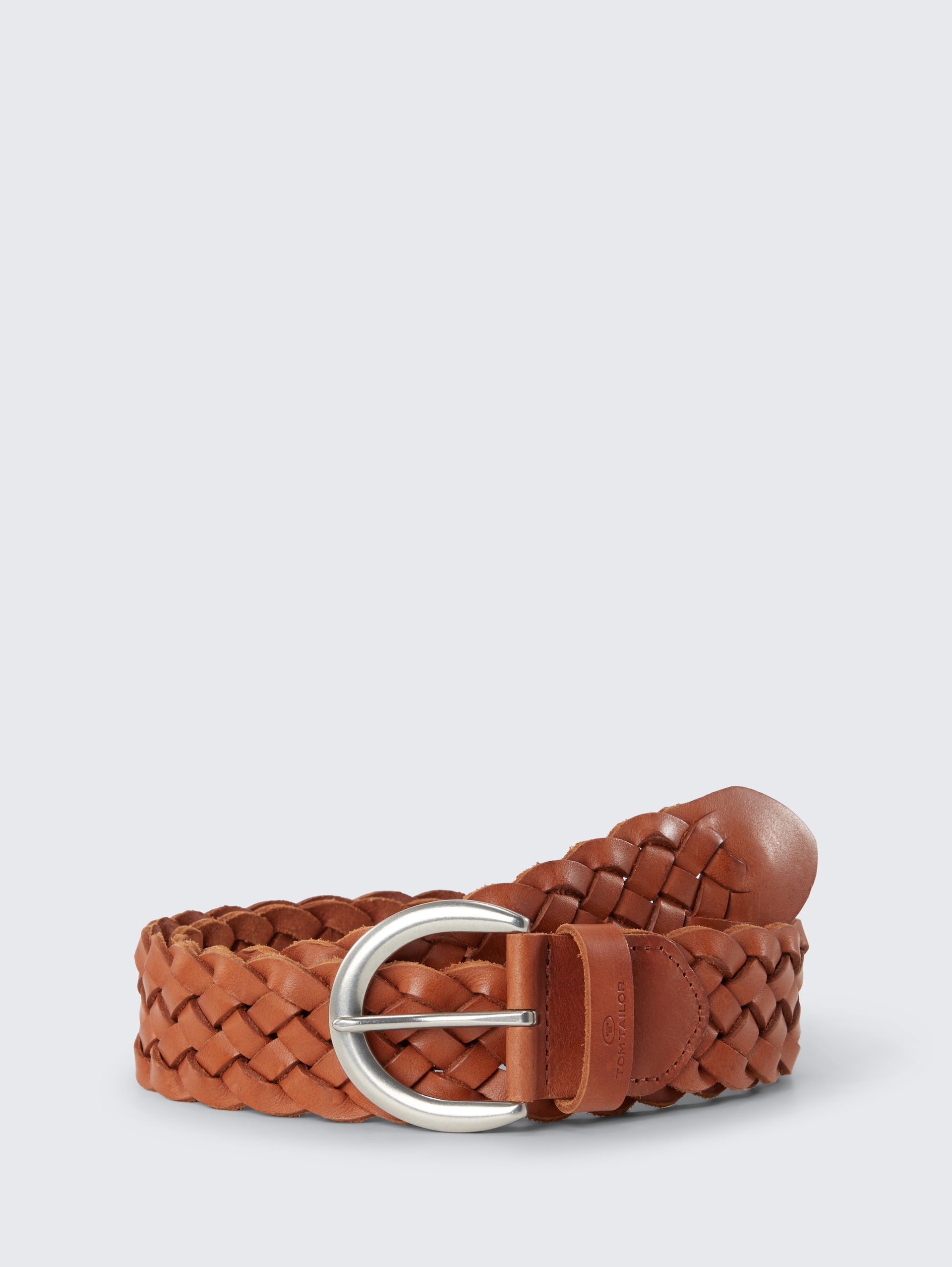 TTLISA Flechtgürtel aus Leder - light brown uni - Vorder-Produkt-Ansicht