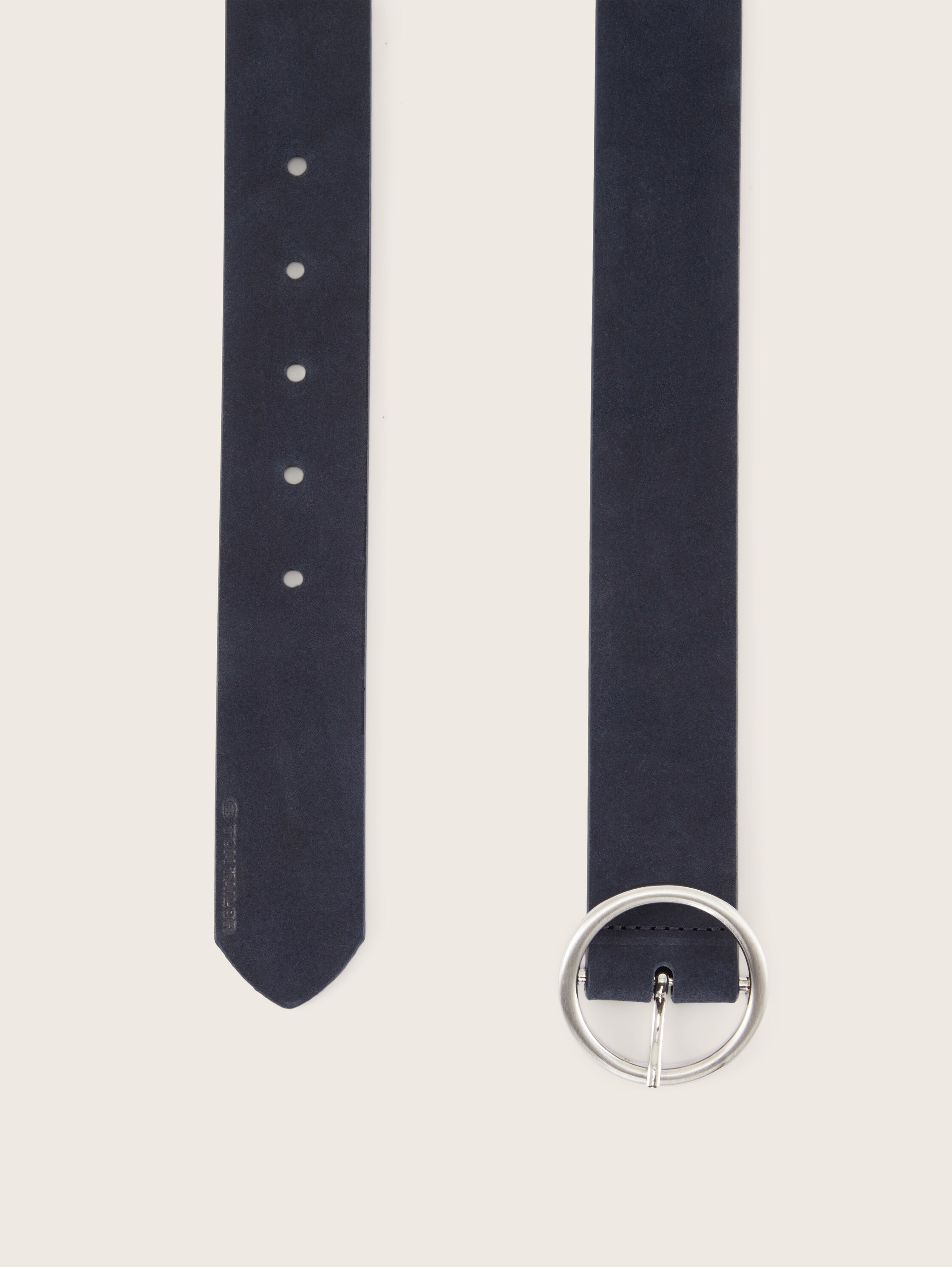 Gürtel in Nubuk Optik - navy uni - Produkt-Ansicht von oben 