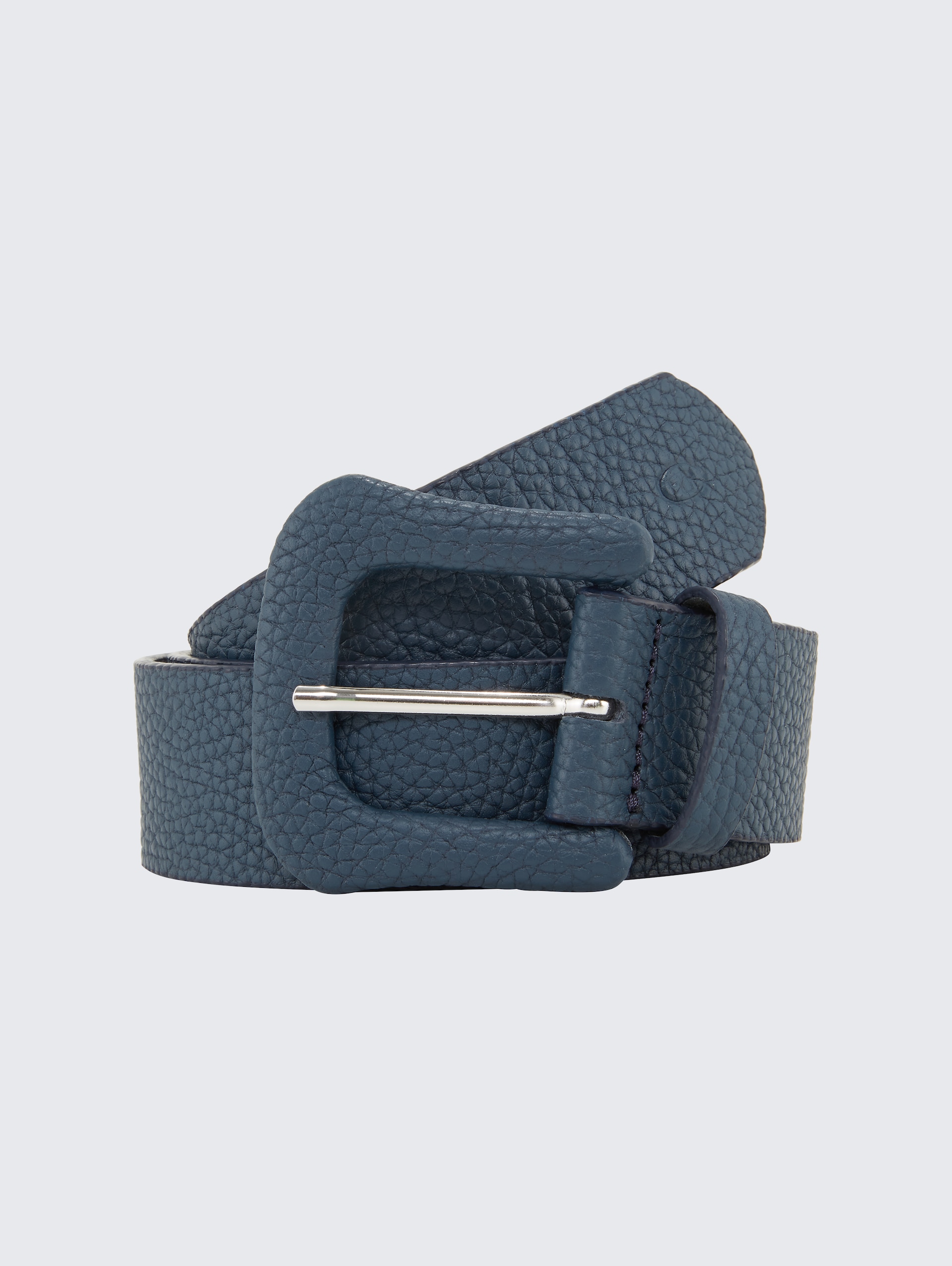 TTAUDREY Ledergürtel mit bezogener Dornschließe - navy uni - Vorder-Produkt-Ansicht