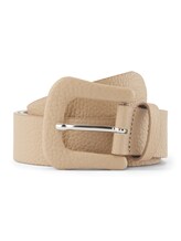 Ausgewählt, TTAUDREY Ledergürtel mit bezogener Dornschließe von Tom Tailor, beige