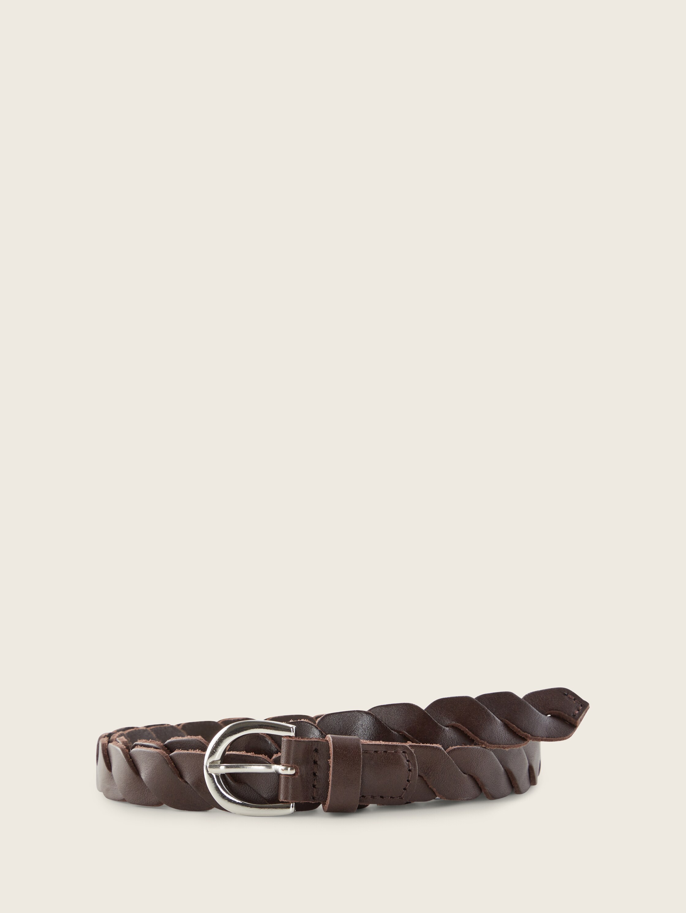 Echt-Ledergürtel - dark brown uni - Vorder-Produkt-Ansicht