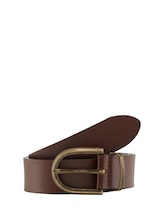 Nicht ausgewählt, TTSYLKE Ledergürtel mit abgerundeter Dornschließe von , braun
