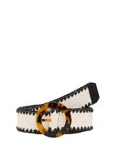 Geselecteerd, Riem met ronde gesp door Tom Tailor, zwart