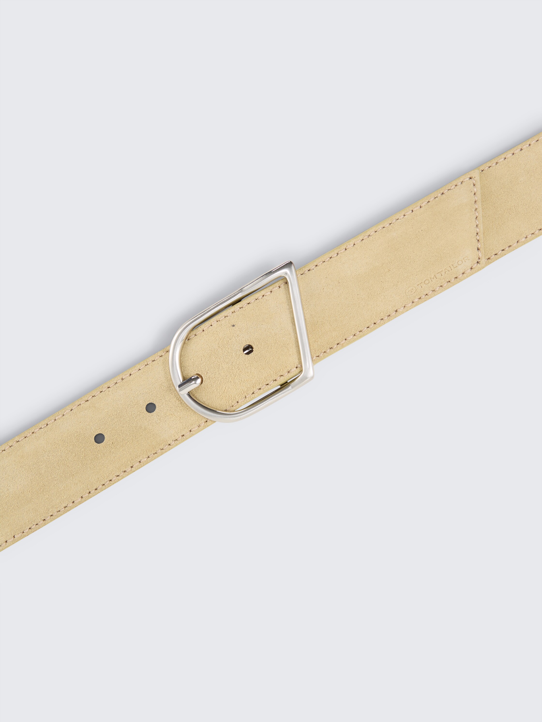 TTBETH Velourledergürtel mit abgerundeter Dornschließe - vanilla_uni - 