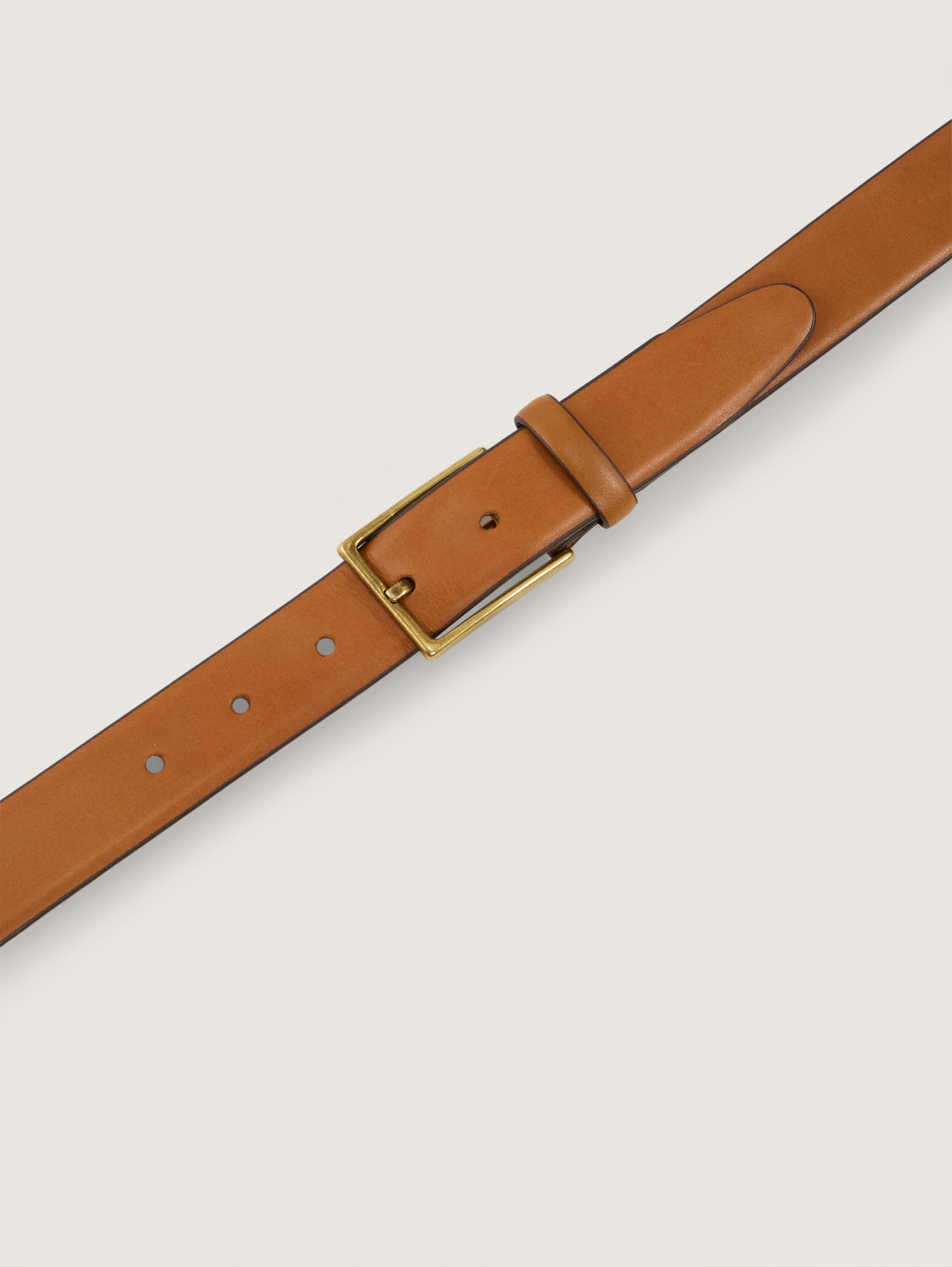 TTCARA Ledergürtel mit eckiger Dornschließe - cognac_uni - 