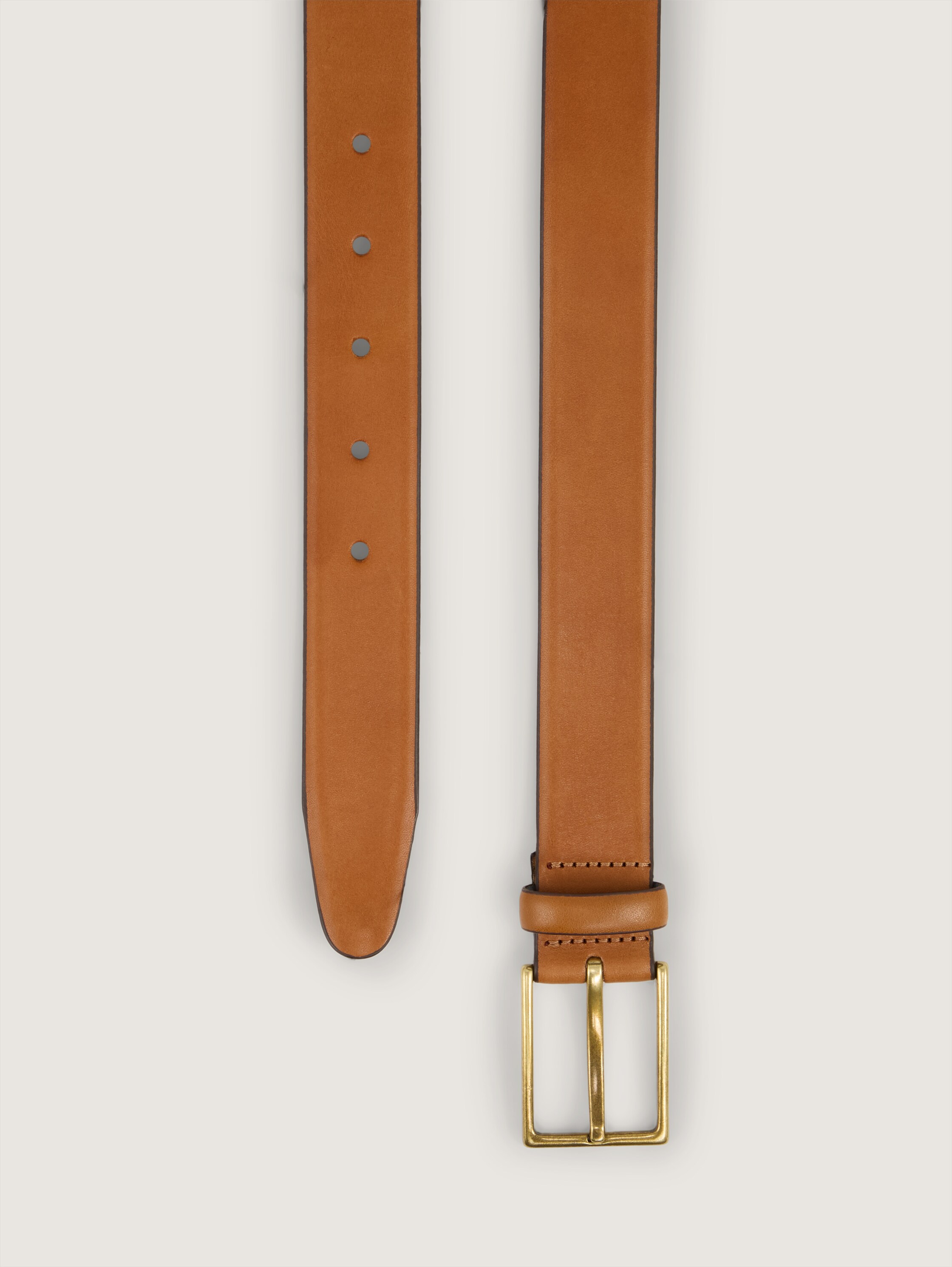 TTCARA Ledergürtel mit eckiger Dornschließe - cognac_uni - 