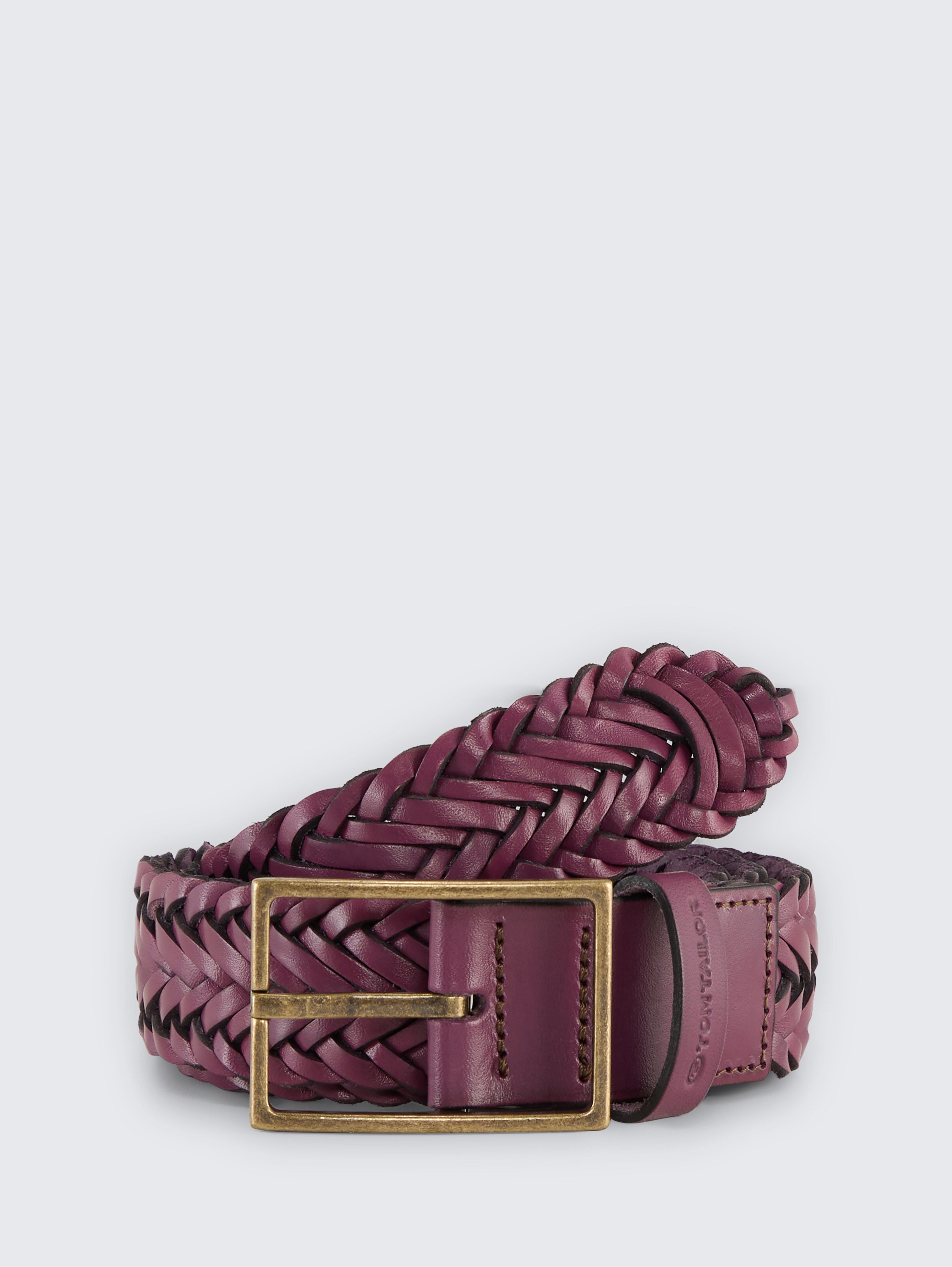 TTDOROTHY Flechtgürtel aus Leder von Women, beere uni