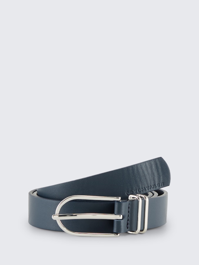 TTELIZA smalle riem met afgeronde gesp door Women, navy uni